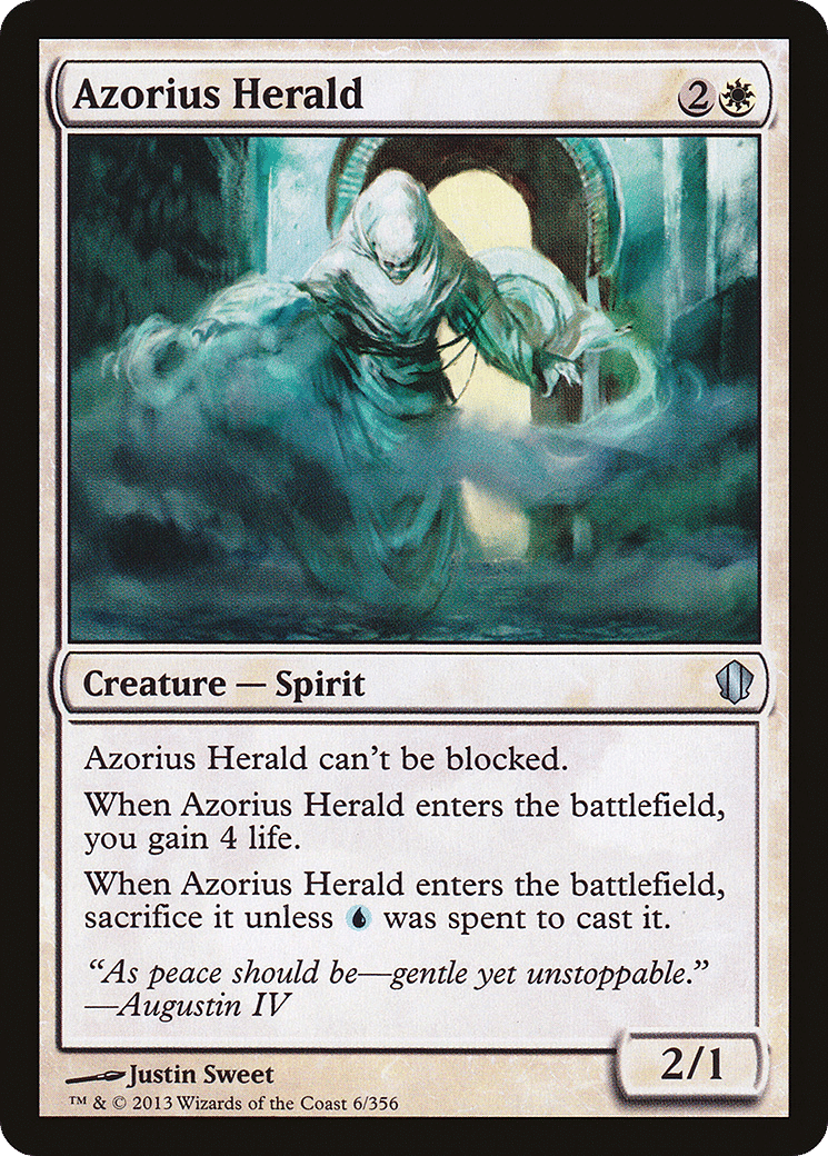 Azorius Herald — Commander 2013 — Magic: The Gathering