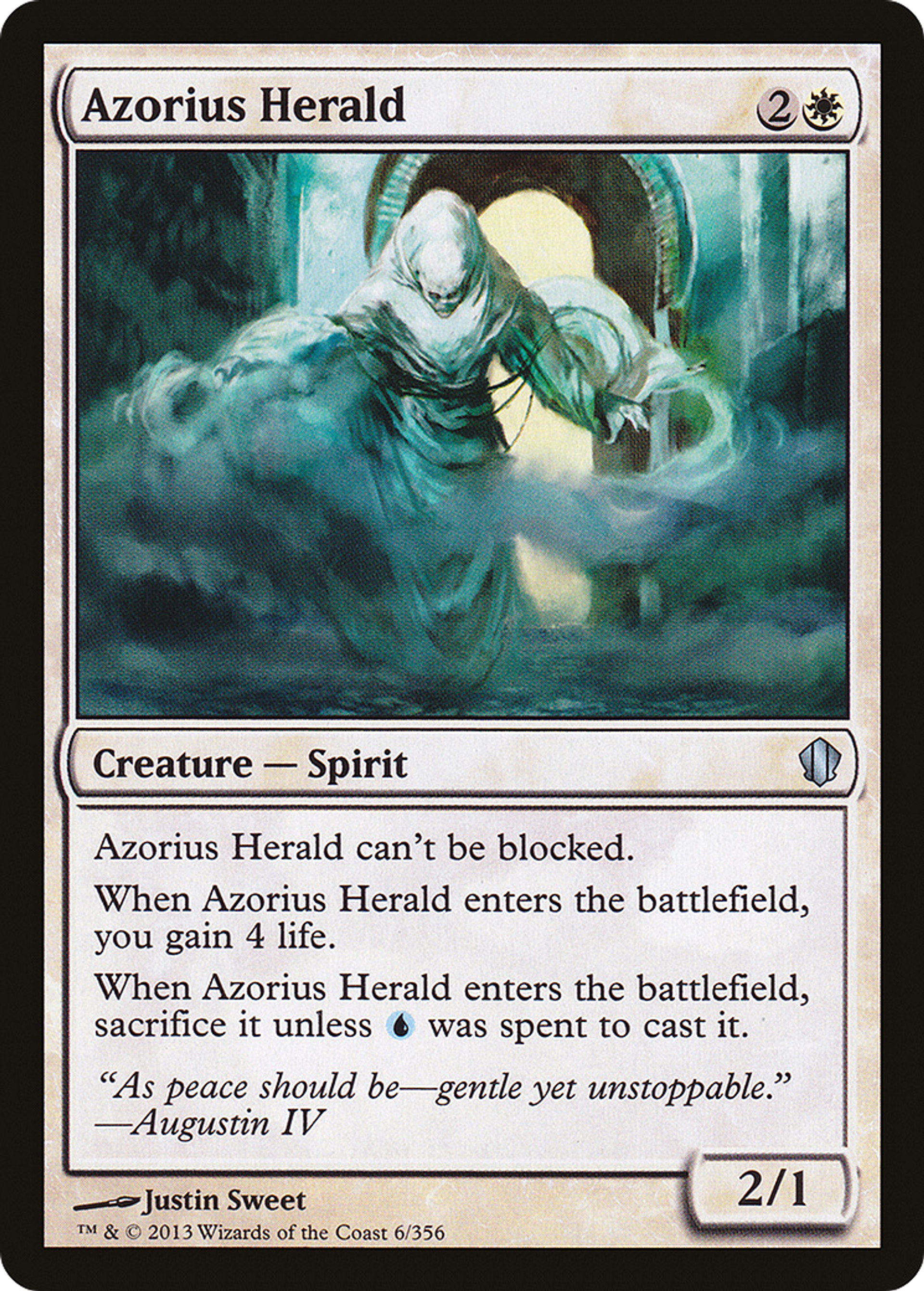 Azorius Herald — Commander 2013 — Magic: The Gathering