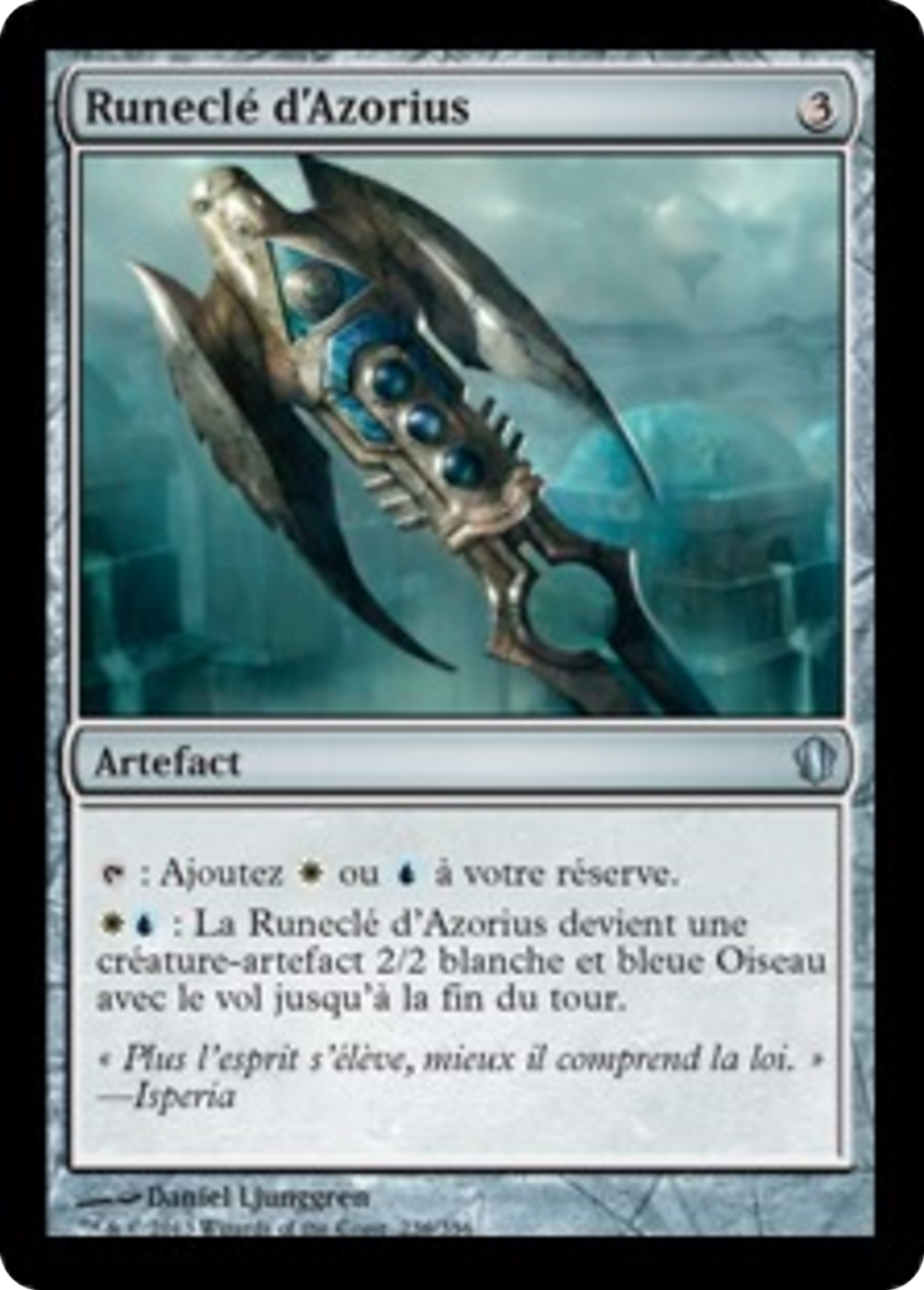 Runeclé d'Azorius — Commander 2013 — Magic: The Gathering