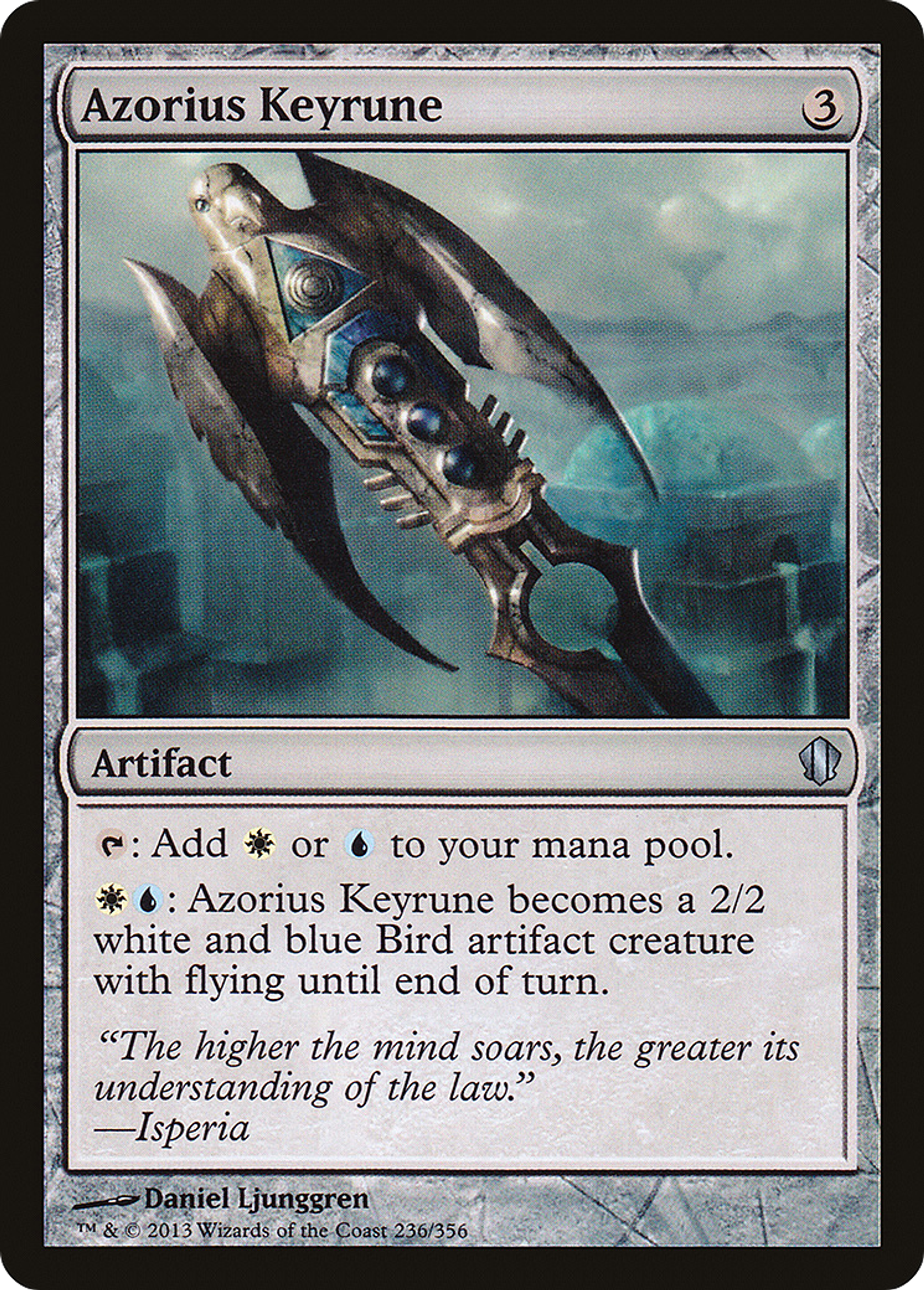 Azorius Keyrune — Commander 2013 — Magic: The Gathering