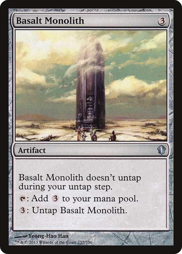 Basalt Monolith — Commander 2013 — Magic: The Gathering