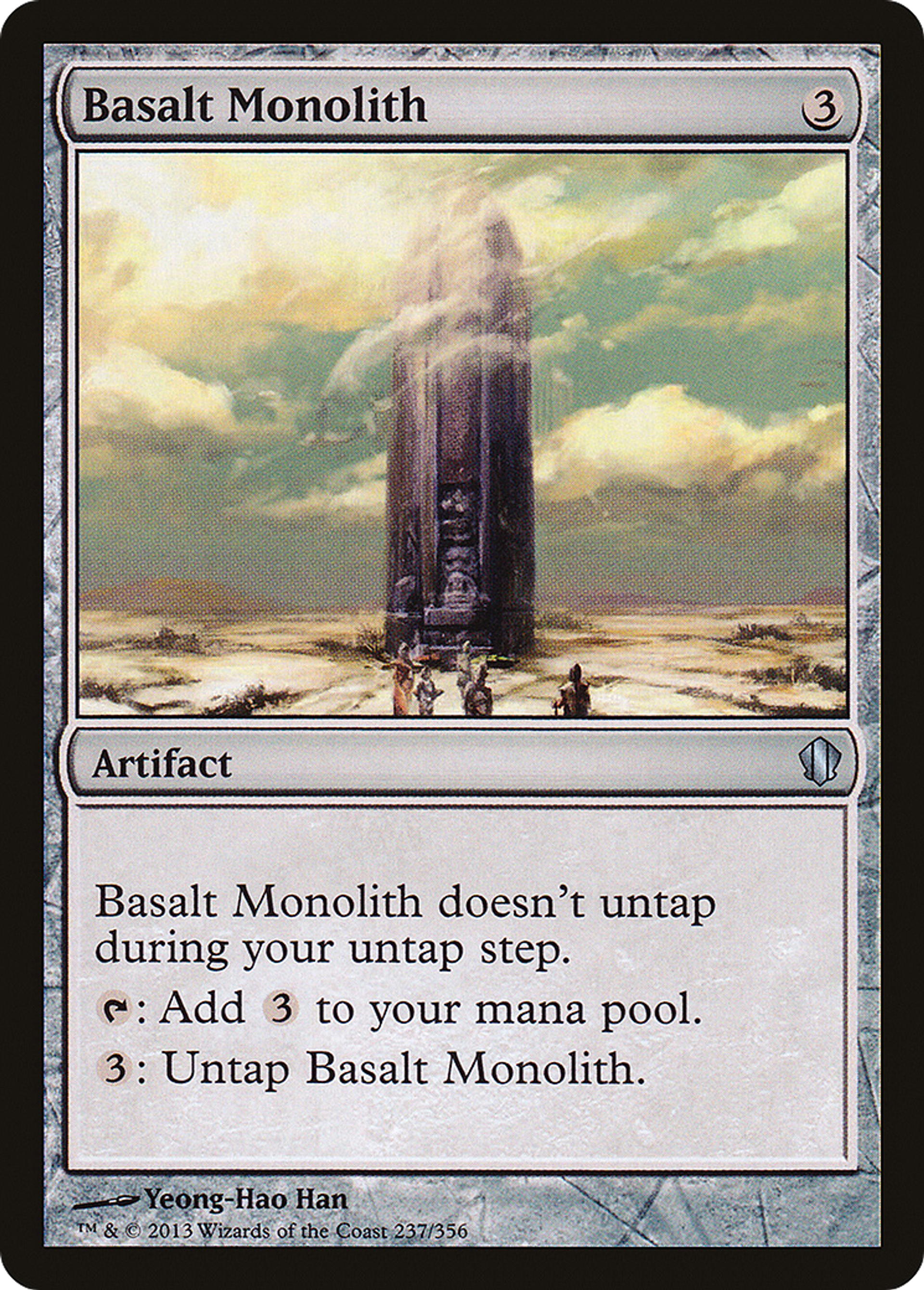 Monolithe de basalte — Commander 2013 — Magic: The Gathering