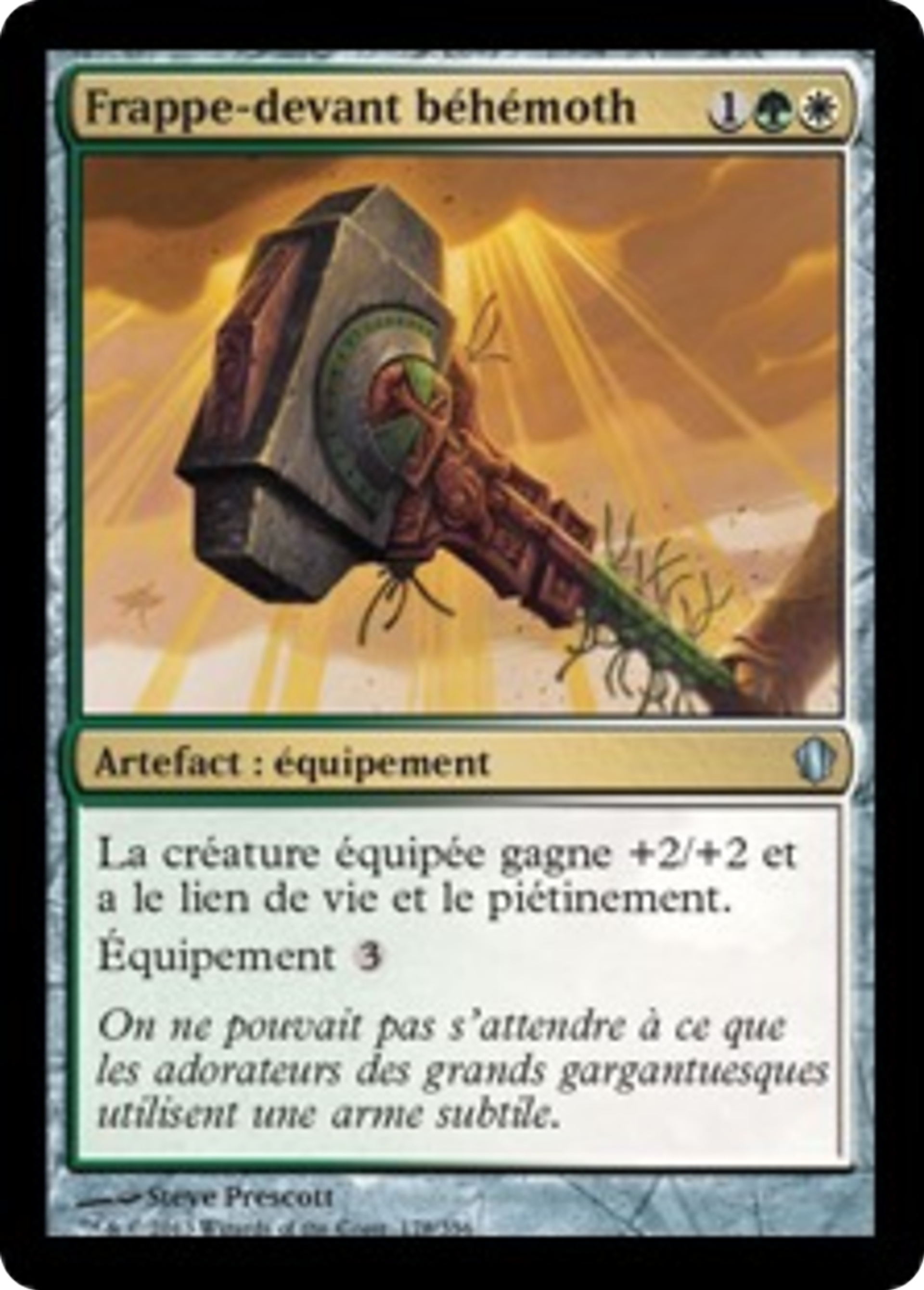 Frappe-devant béhémoth — Commander 2013 — Magic: The Gathering