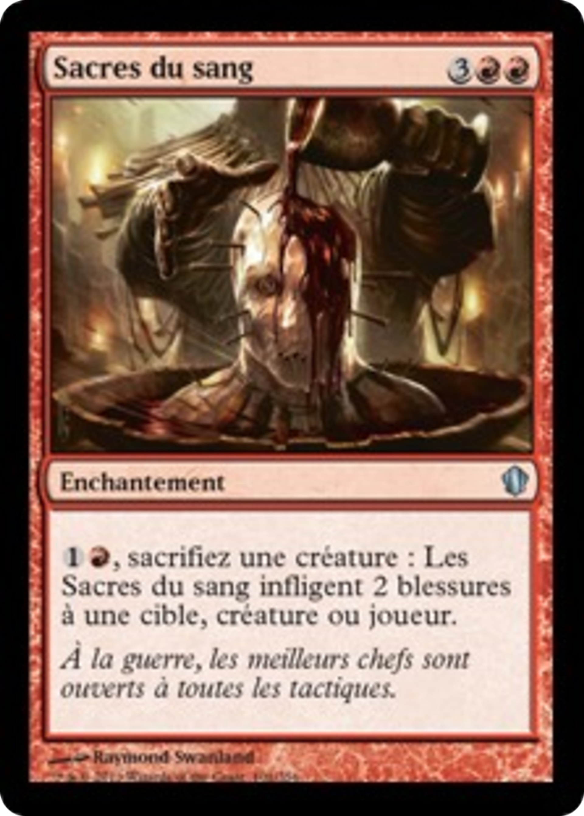Sacres du sang — Commander 2013 — Magic: The Gathering