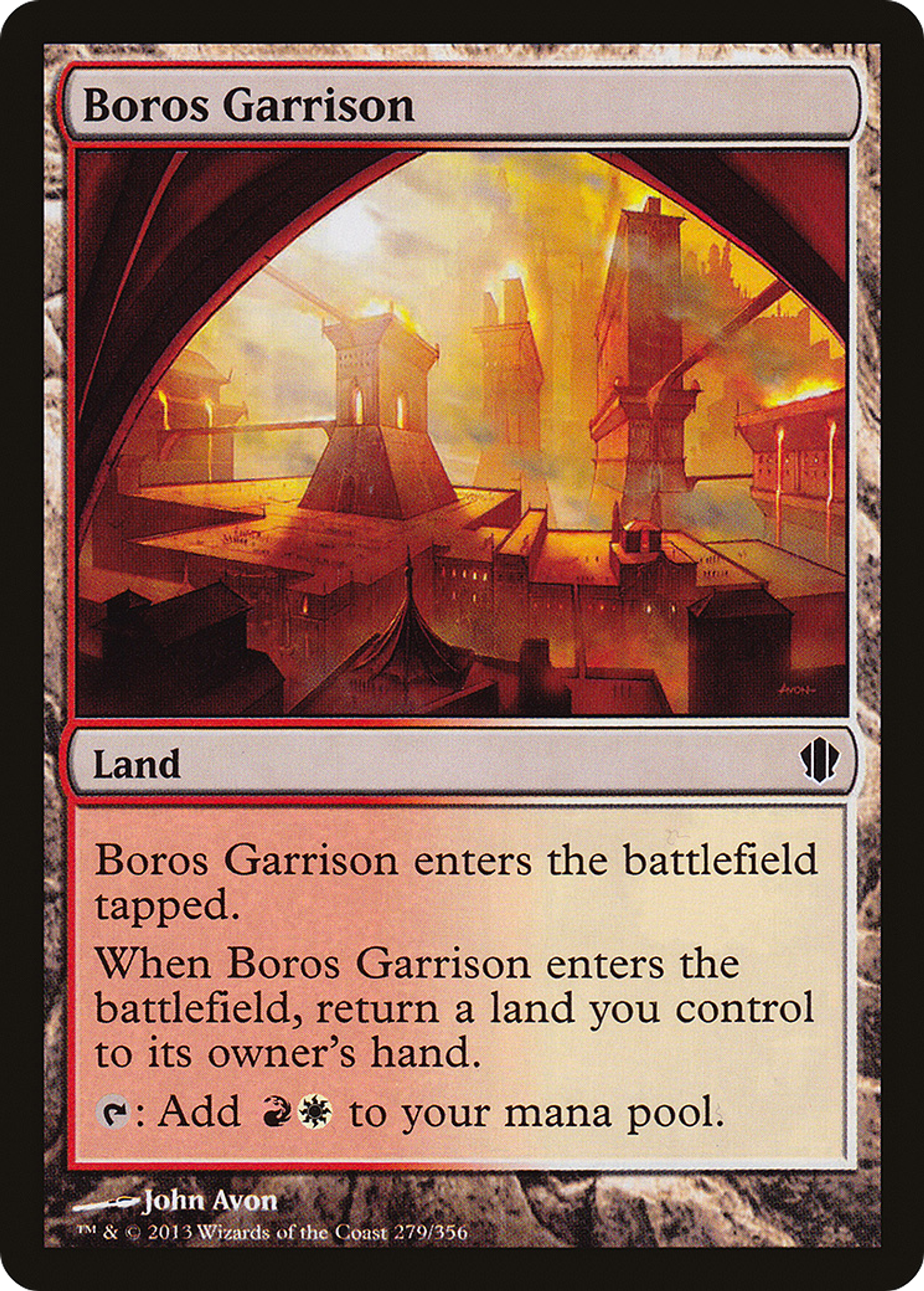 Boros Garrison — Commander 2013 — Magic: The Gathering