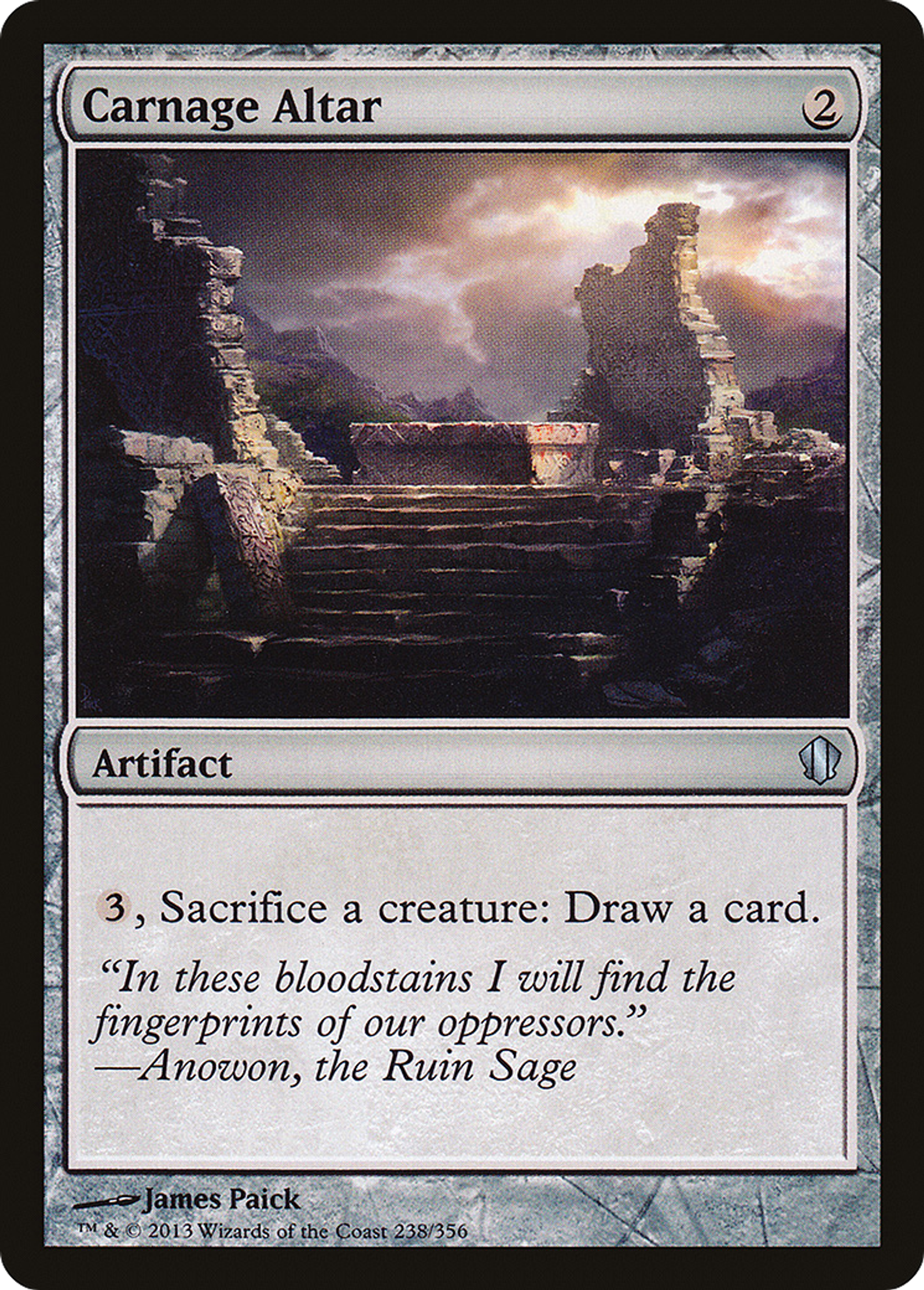 Carnage Altar — Commander 2013 — Magic: The Gathering