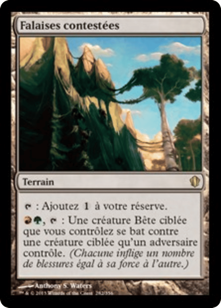 Falaises contestées — Commander 2013 — Magic: The Gathering