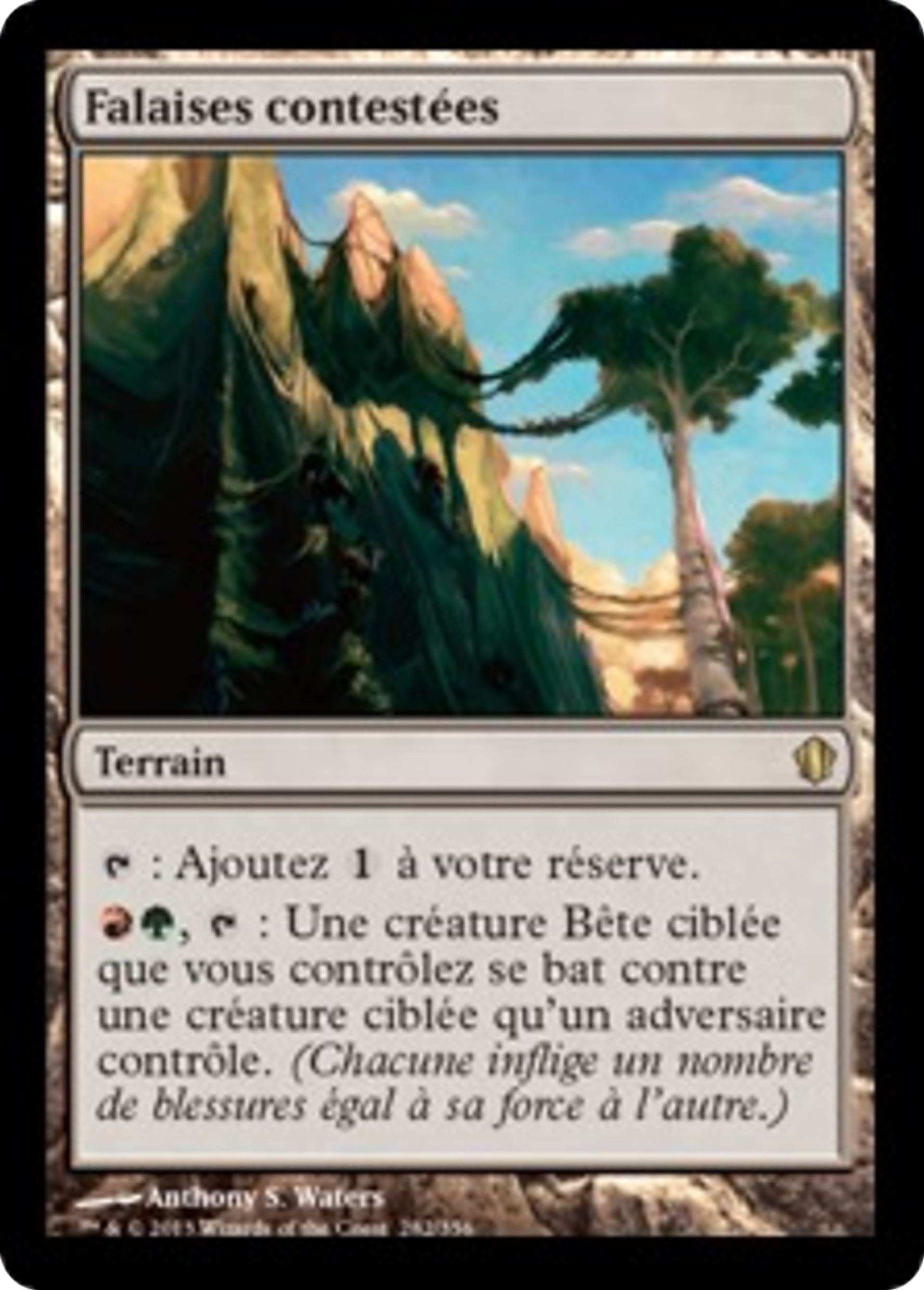 Falaises contestées — Commander 2013 — Magic: The Gathering