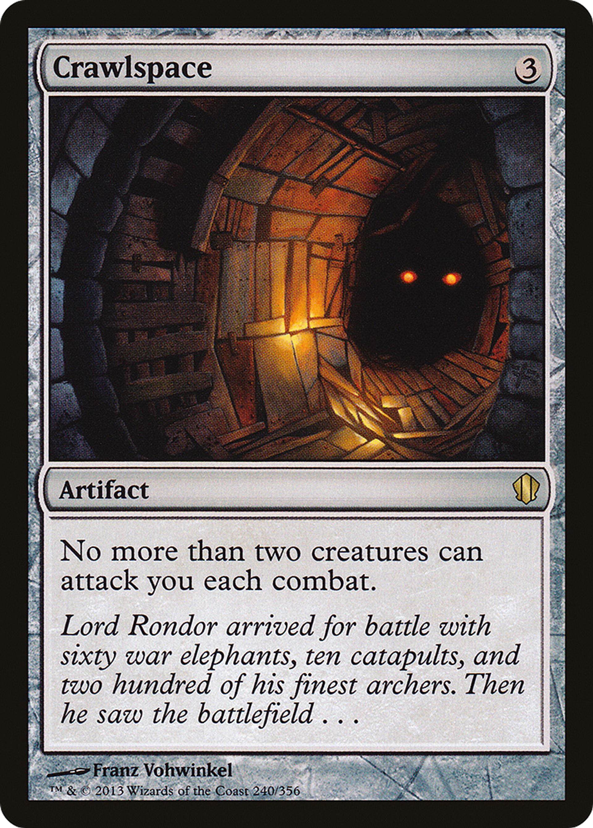 Crawlspace — Commander 2013 — Magic: The Gathering