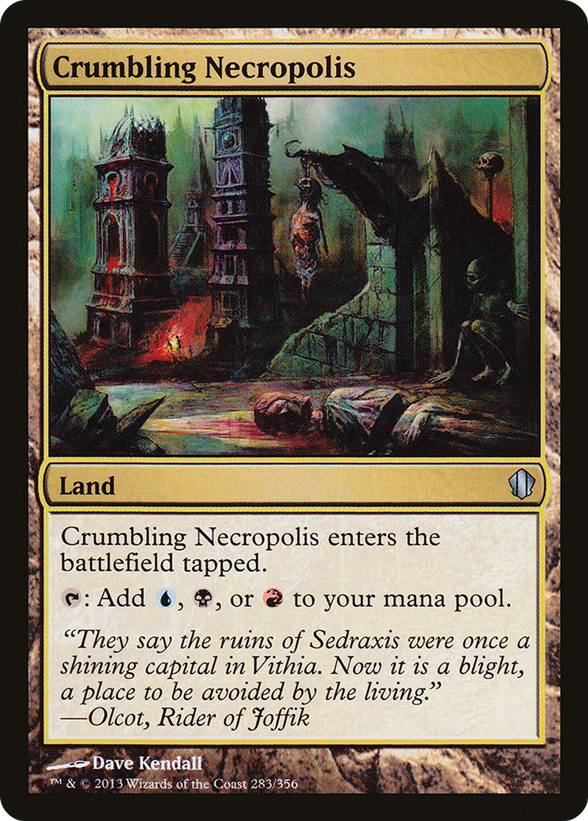 Crumbling Necropolis — Commander 2013 — Magic: The Gathering