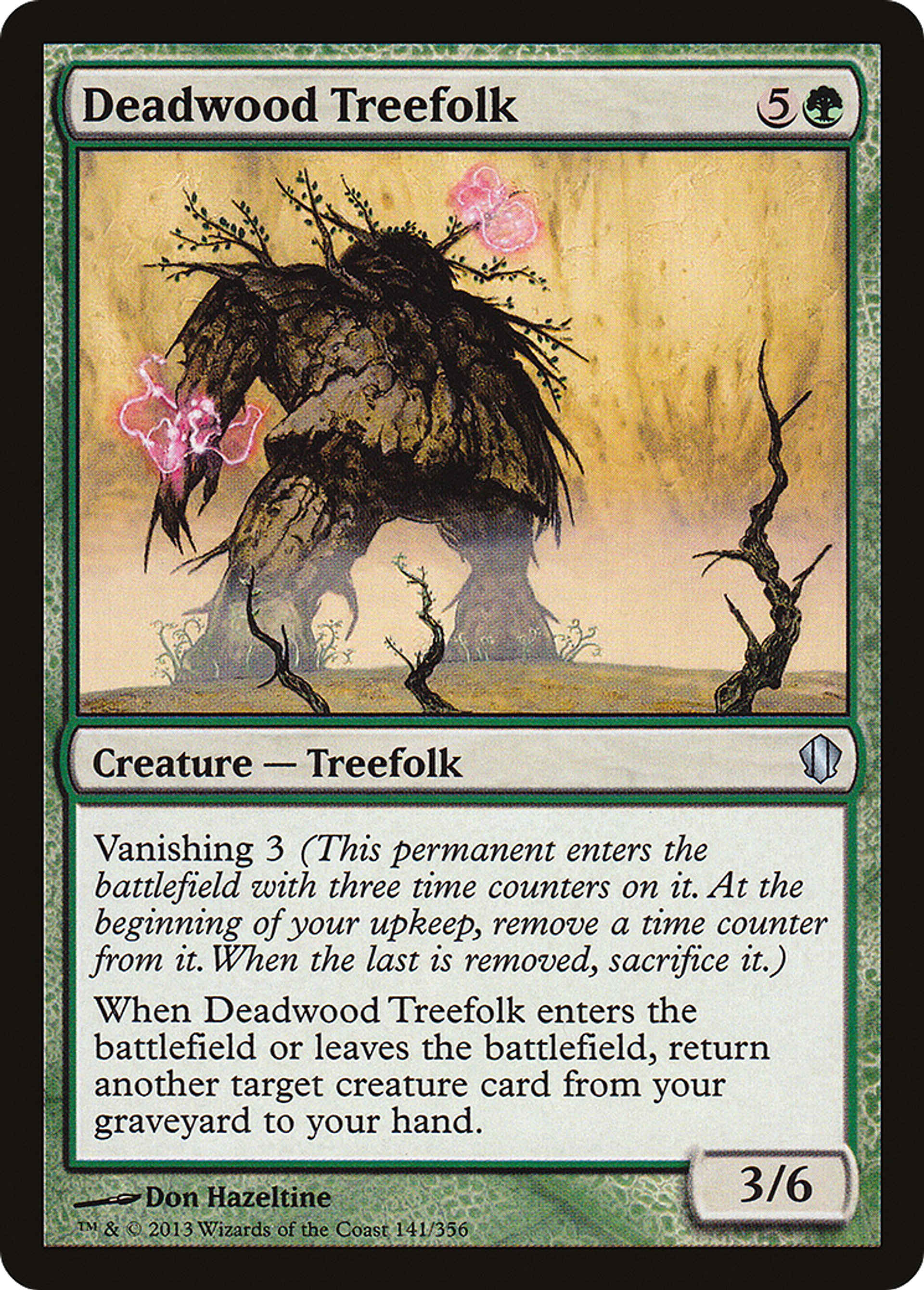 Deadwood Treefolk — Commander 2013 — Magic: The Gathering