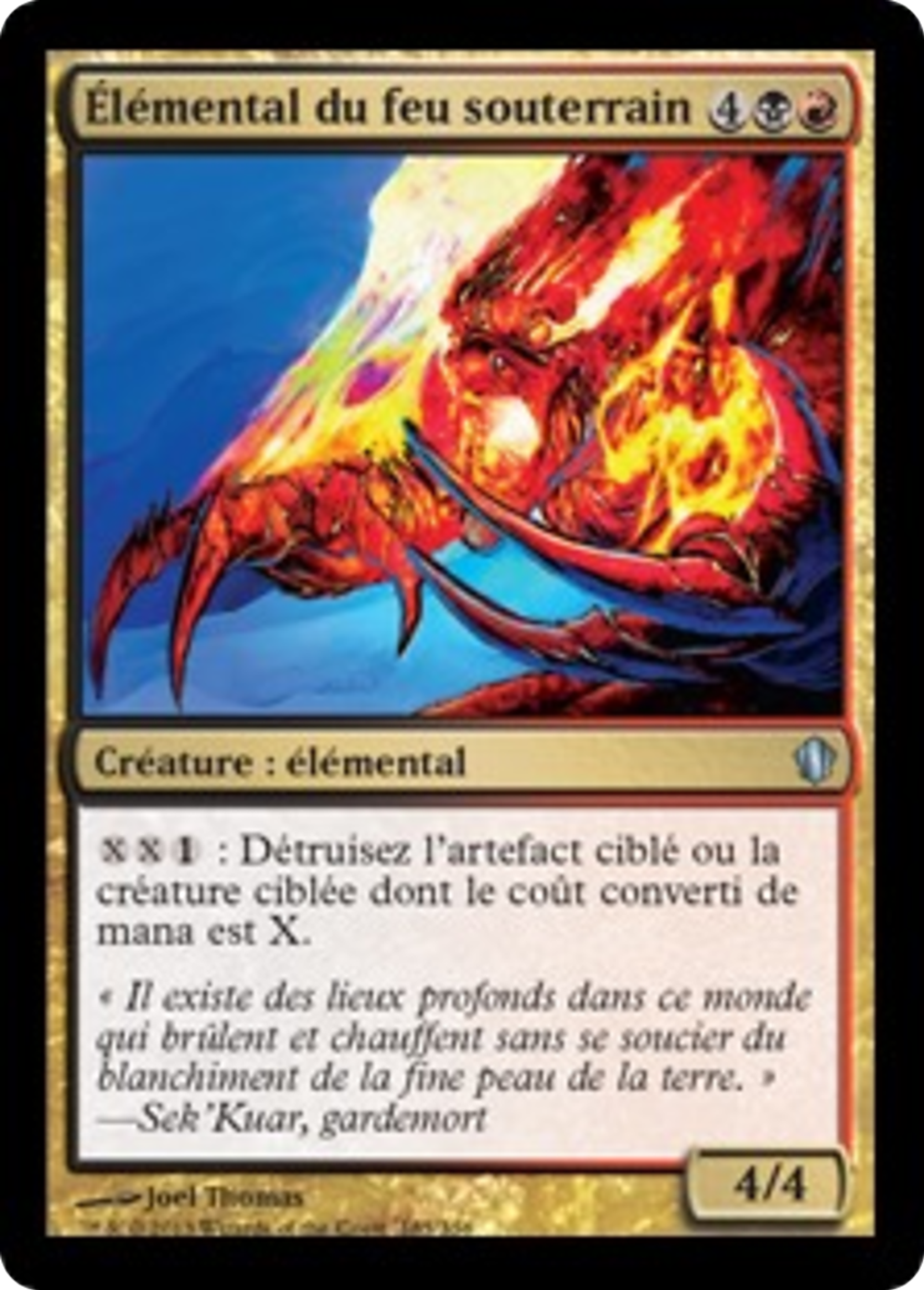 Élémental du feu souterrain — Commander 2013 — Magic: The Gathering