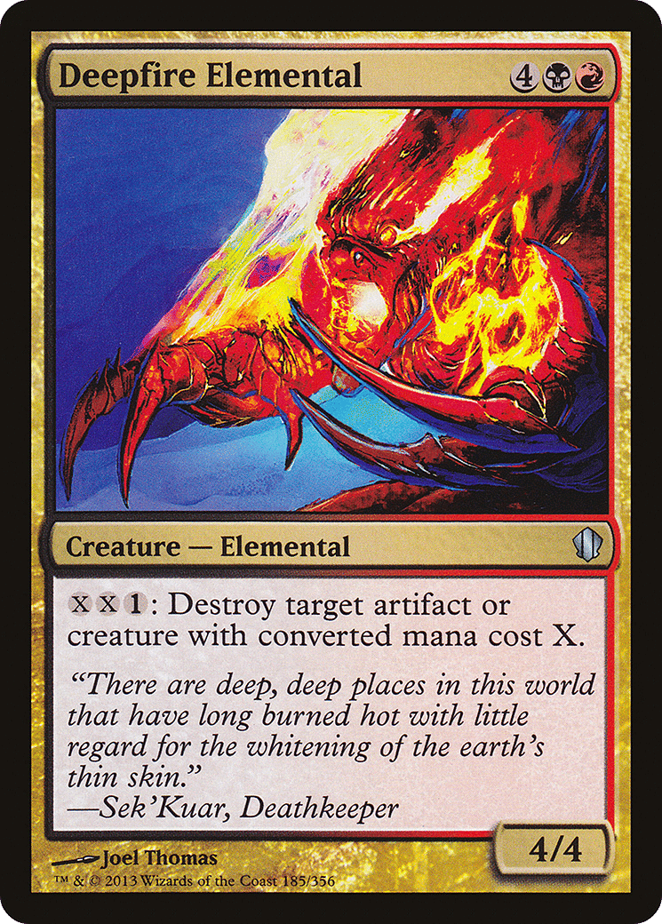 Deepfire Elemental — Commander 2013 — Magic: The Gathering