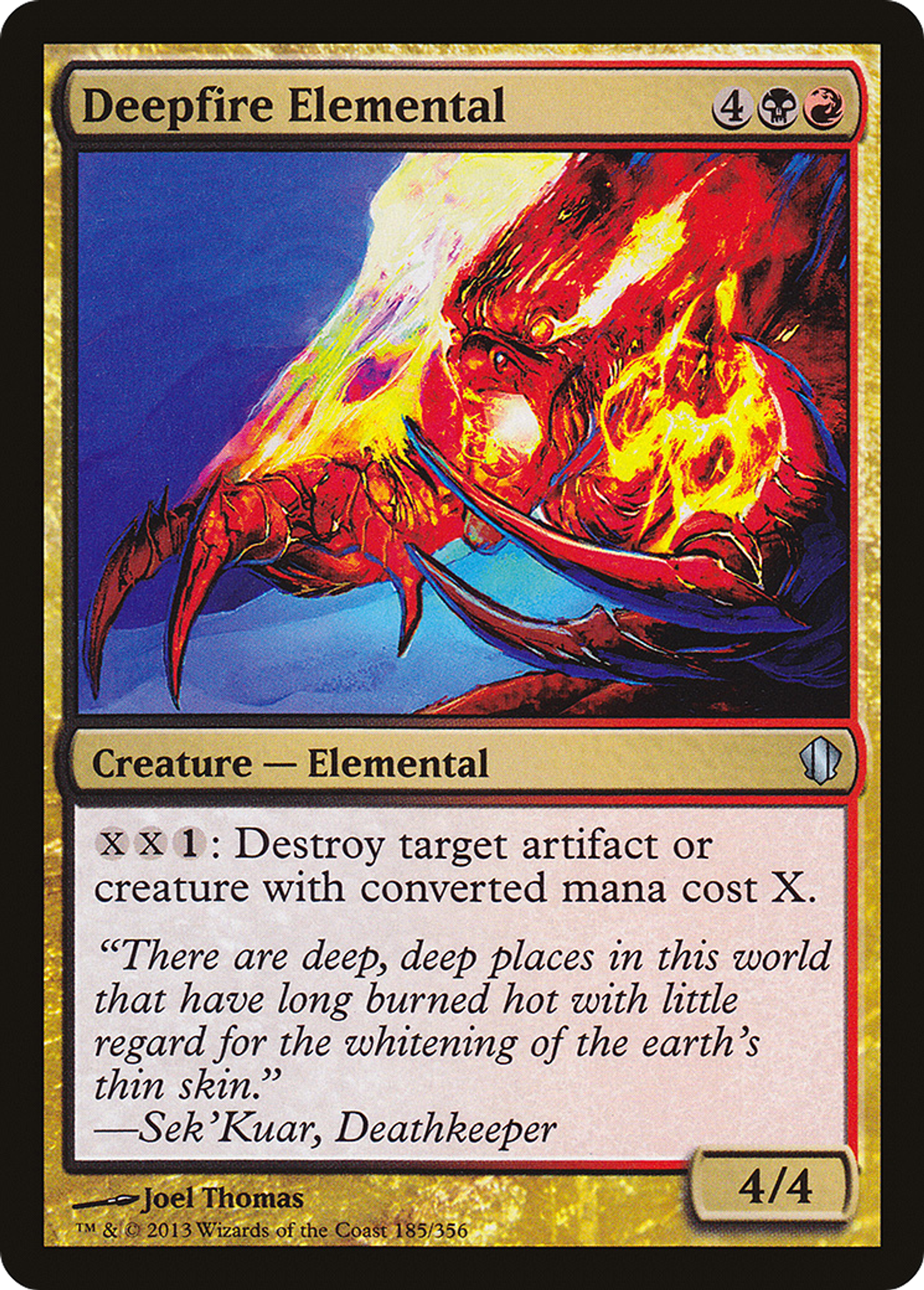 Deepfire Elemental — Commander 2013 — Magic: The Gathering