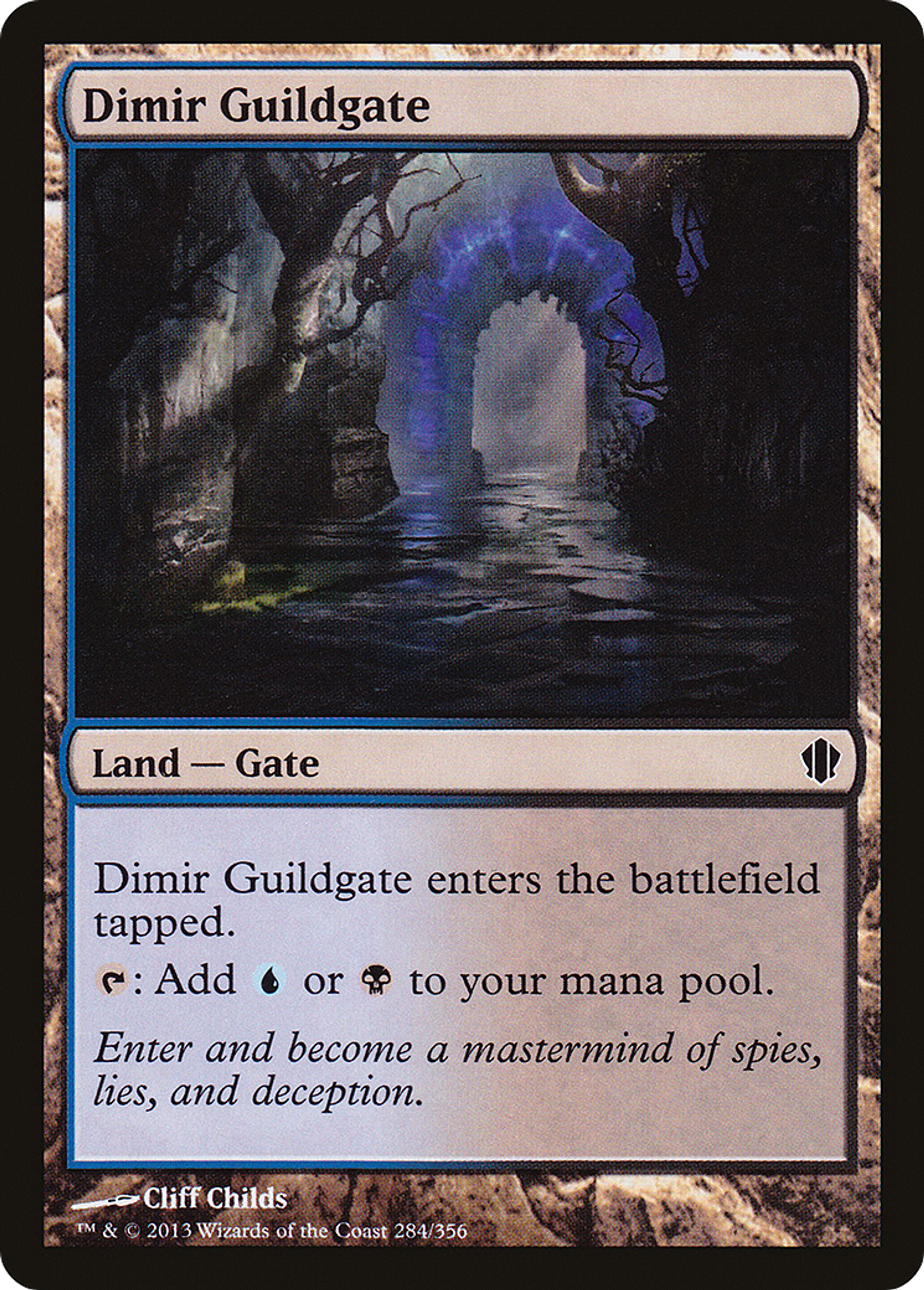 Dimir Guildgate — Commander 2013 — Magic: The Gathering