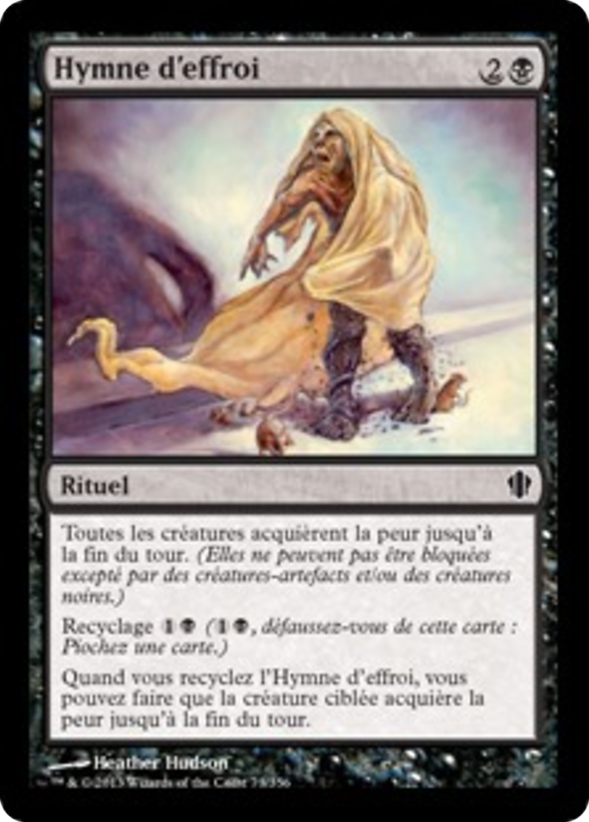 Hymne d'effroi — Commander 2013 — Magic: The Gathering