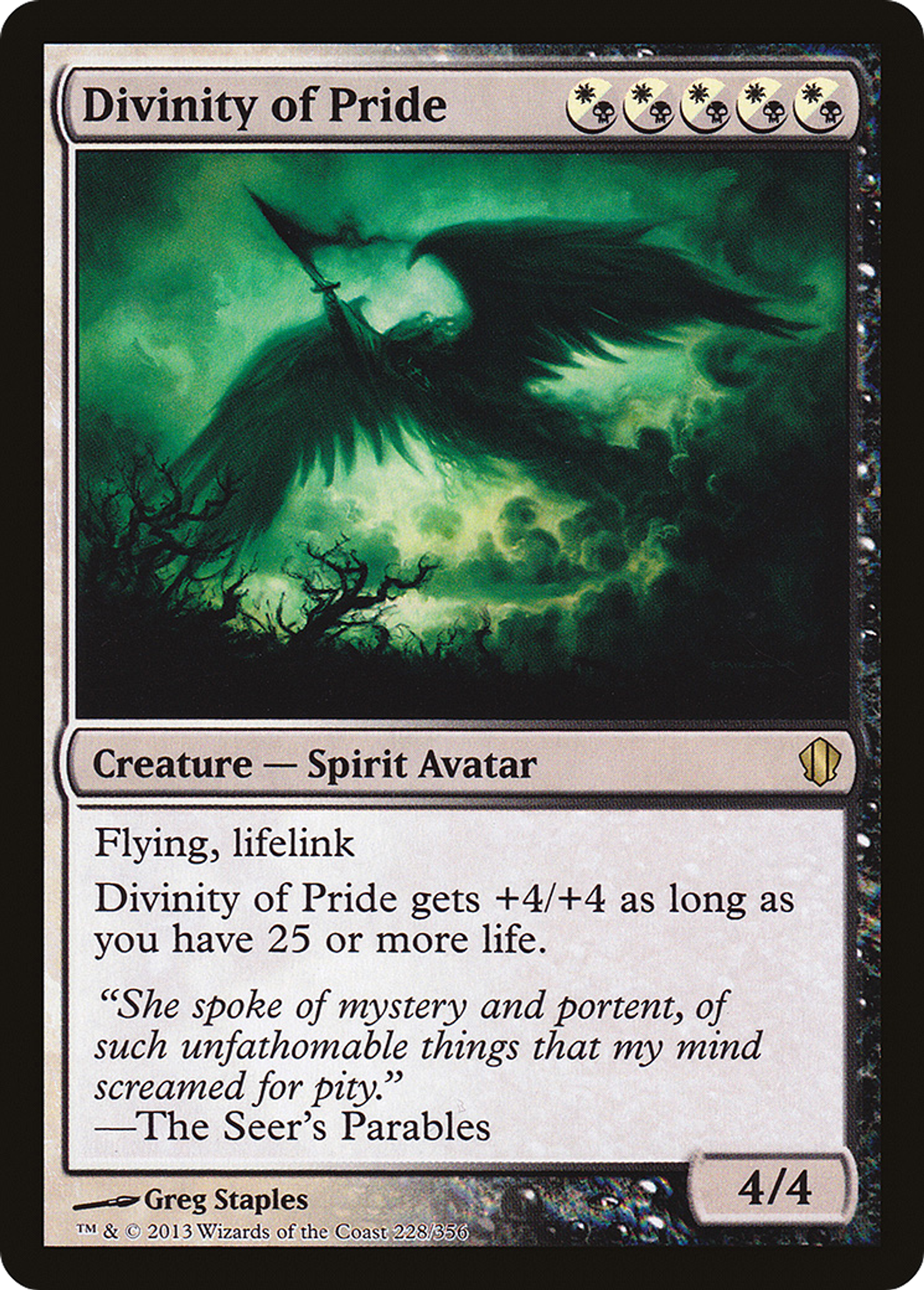 Divinity of Pride — Commander 2013 — Magic: The Gathering