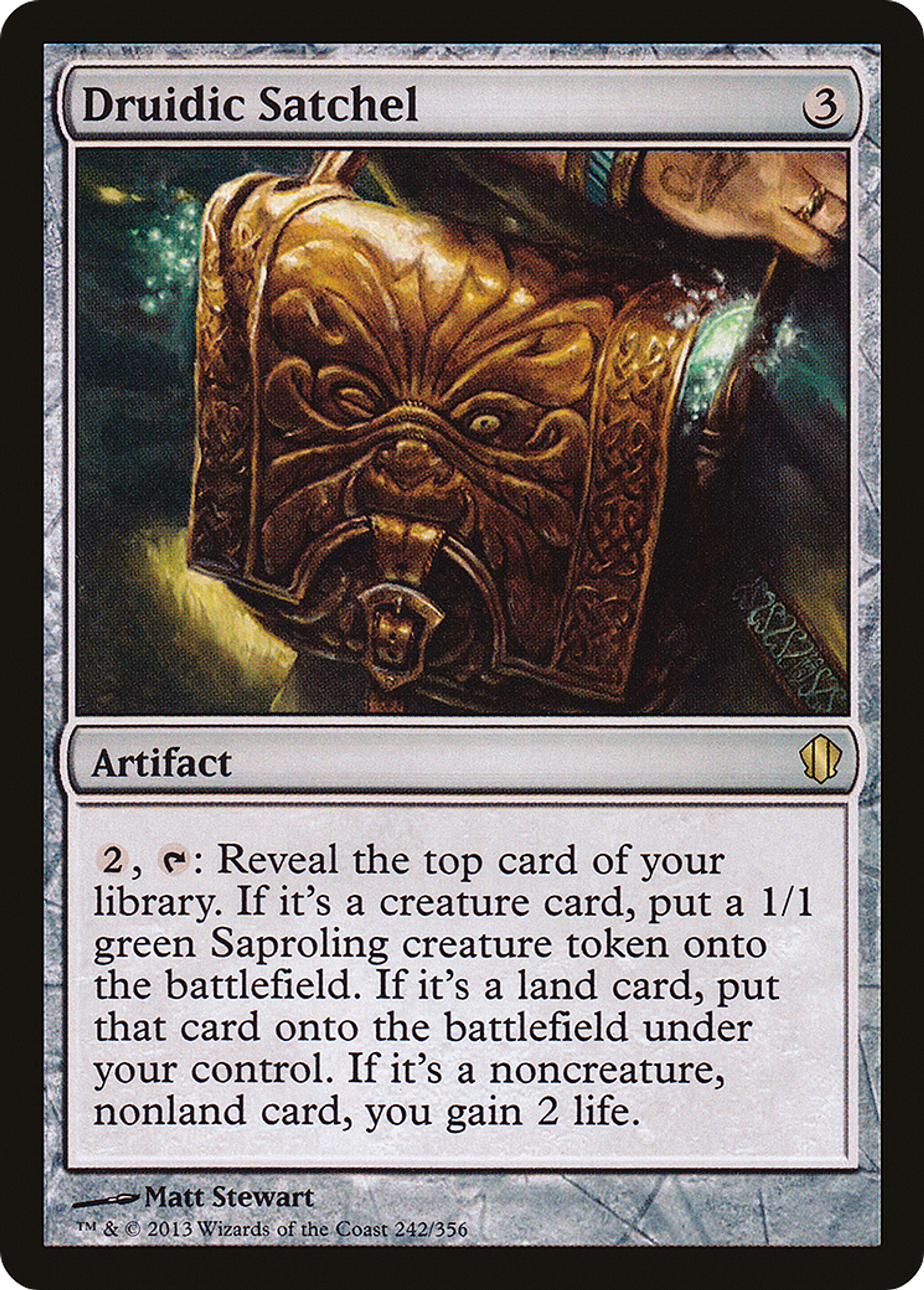 Druidic Satchel — Commander 2013 — Magic: The Gathering