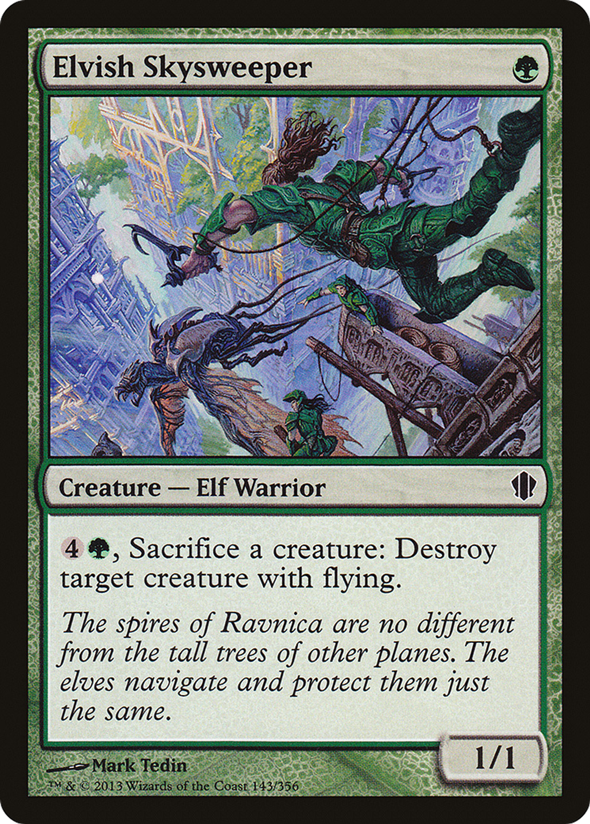Elvish Skysweeper — Commander 2013 — Magic: The Gathering