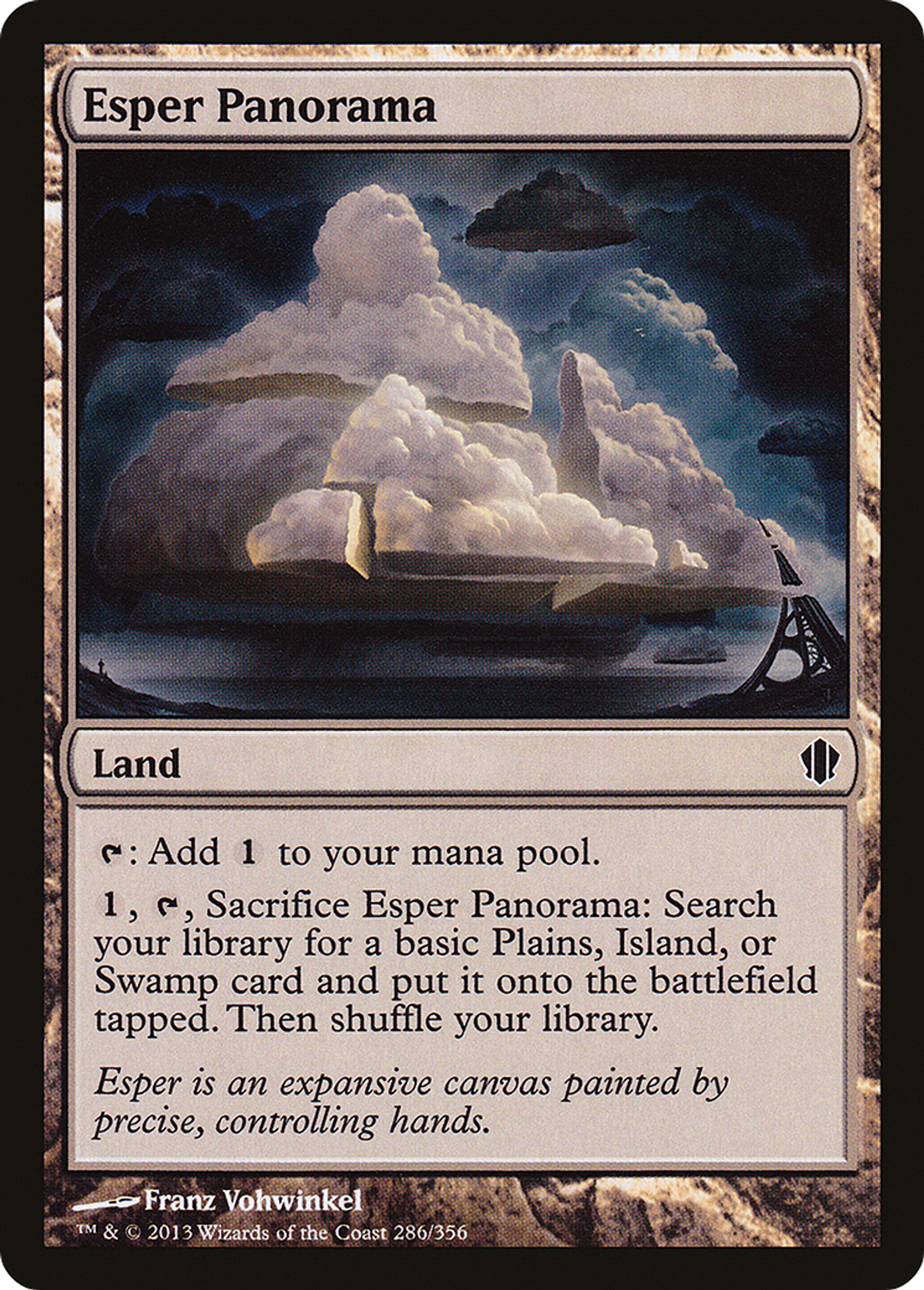 Esper Panorama — Commander 2013 — Magic: The Gathering