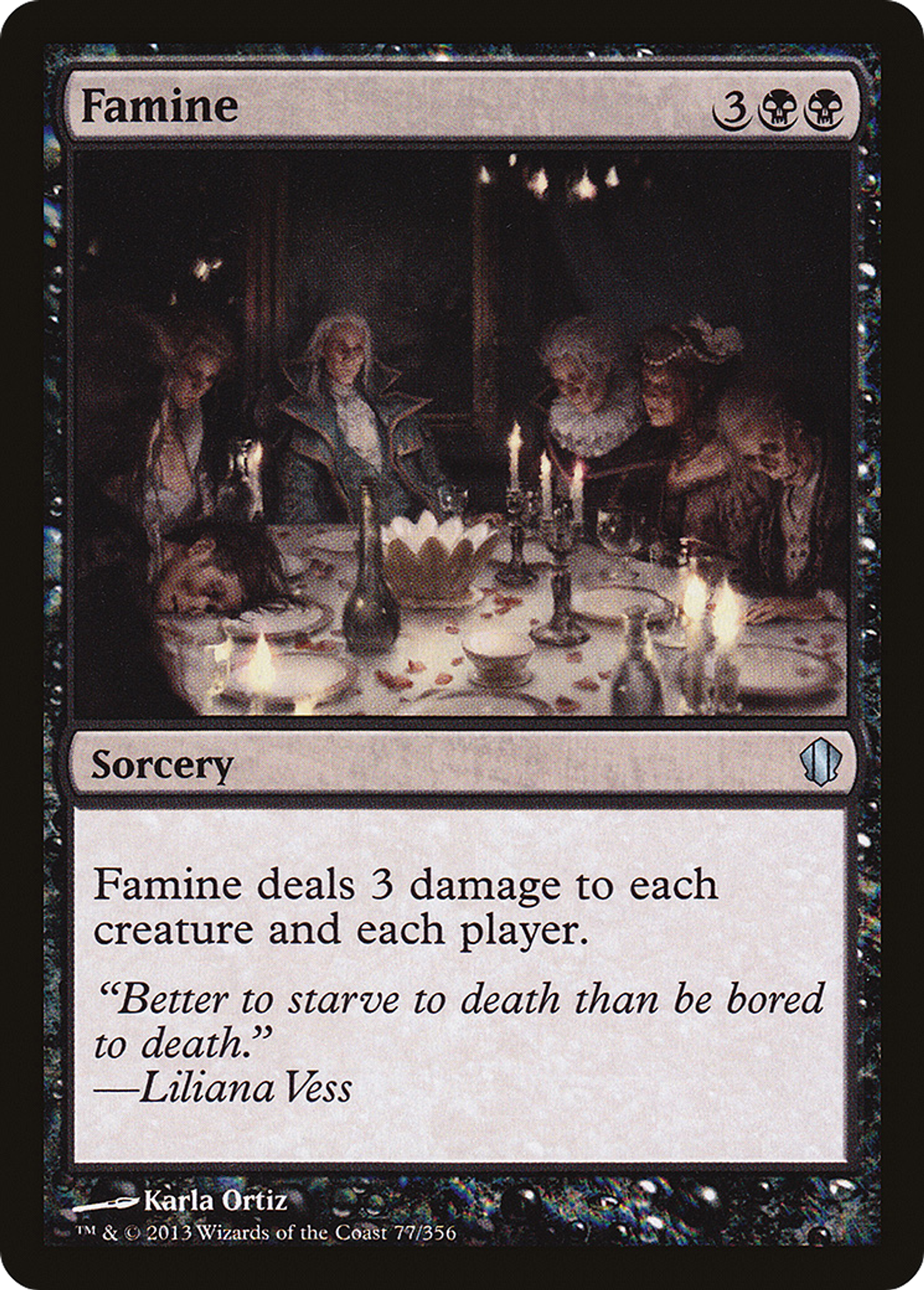 Famine — Commander 2013 — Magic: The Gathering
