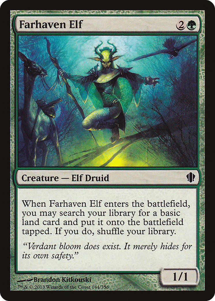 Farhaven Elf — Commander 2013 — Magic: The Gathering