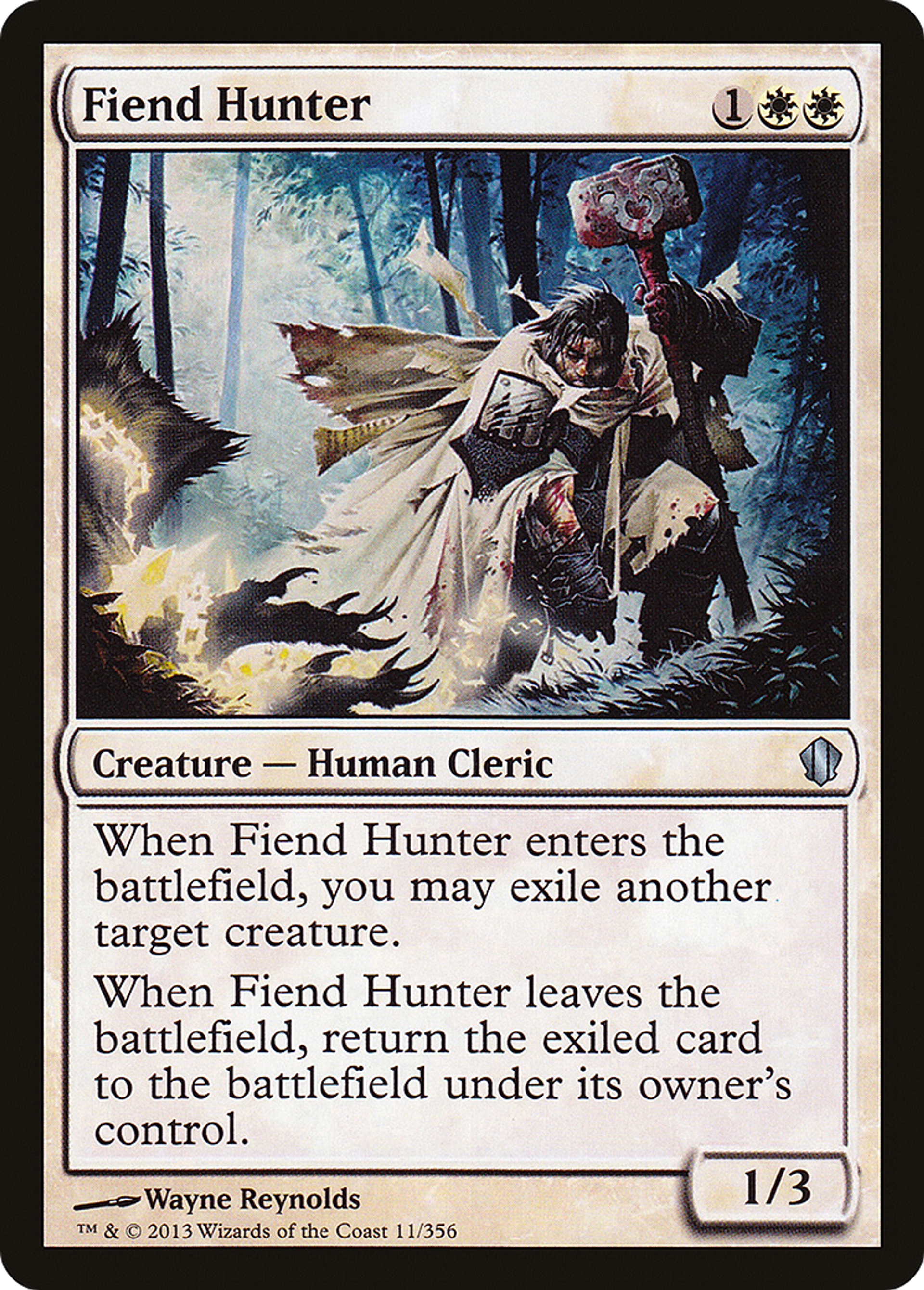 Fiend Hunter — Commander 2013 — Magic: The Gathering