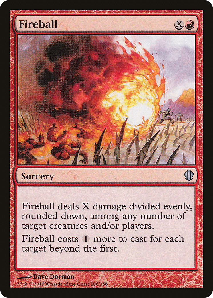Fireball — Commander 2013 — Magic: The Gathering