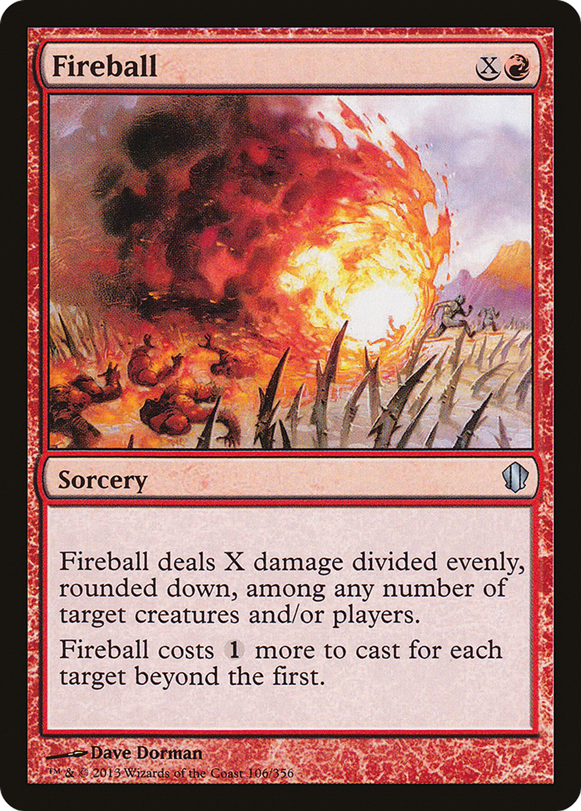Fireball — Commander 2013 — Magic: The Gathering