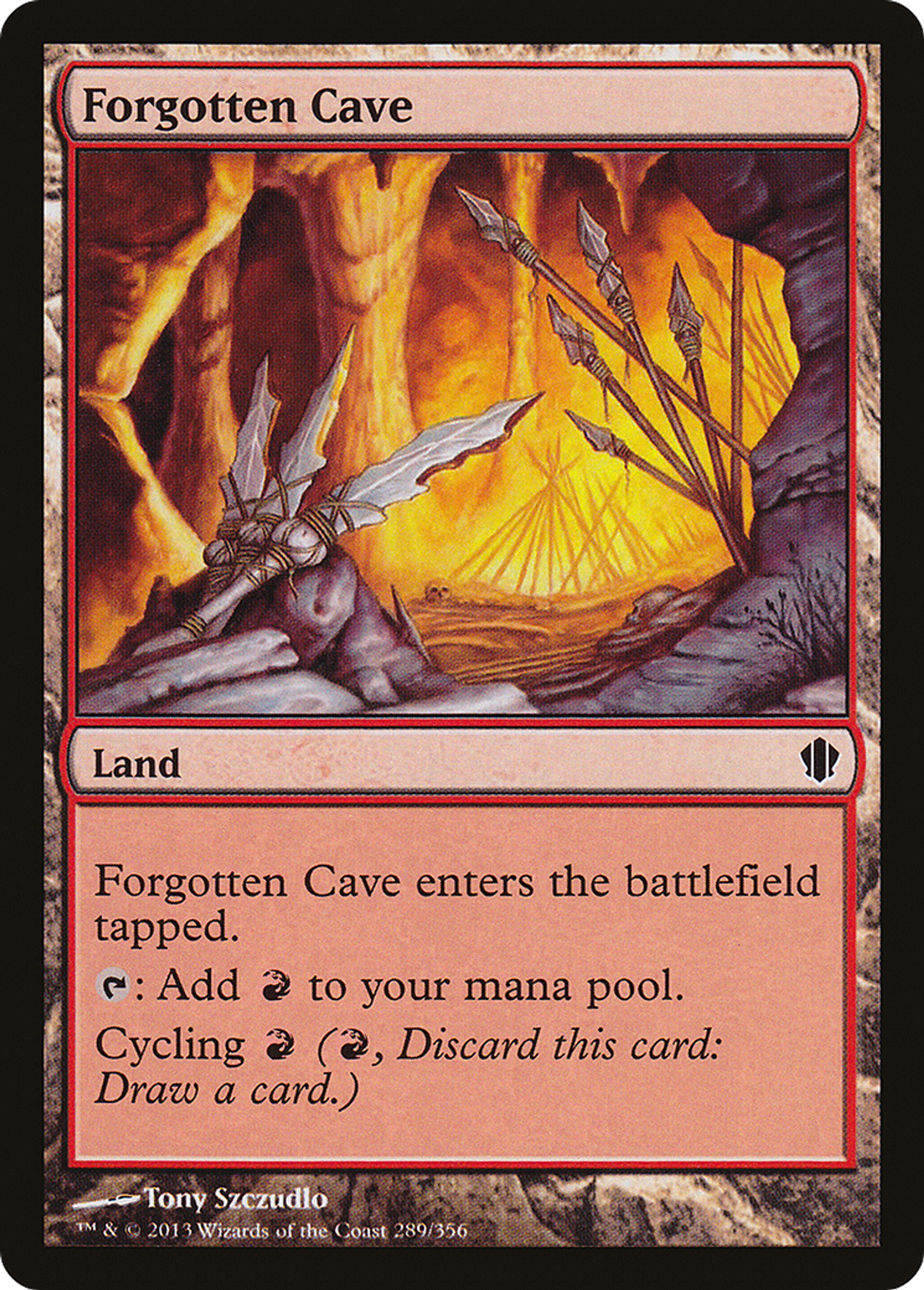 Forgotten Cave — Commander 2013 — Magic: The Gathering