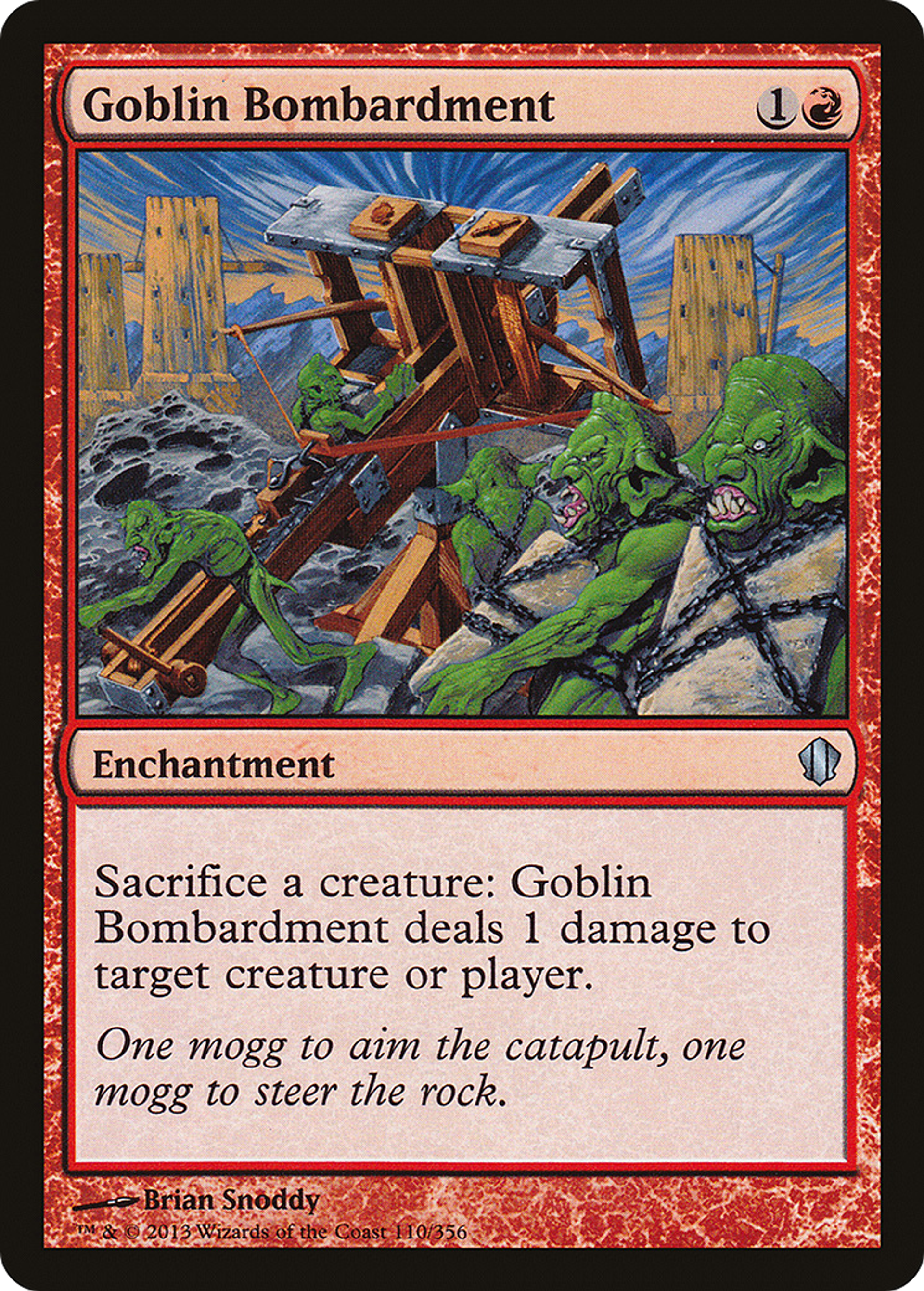 Goblin Bombardment — Commander 2013 — Magic: The Gathering
