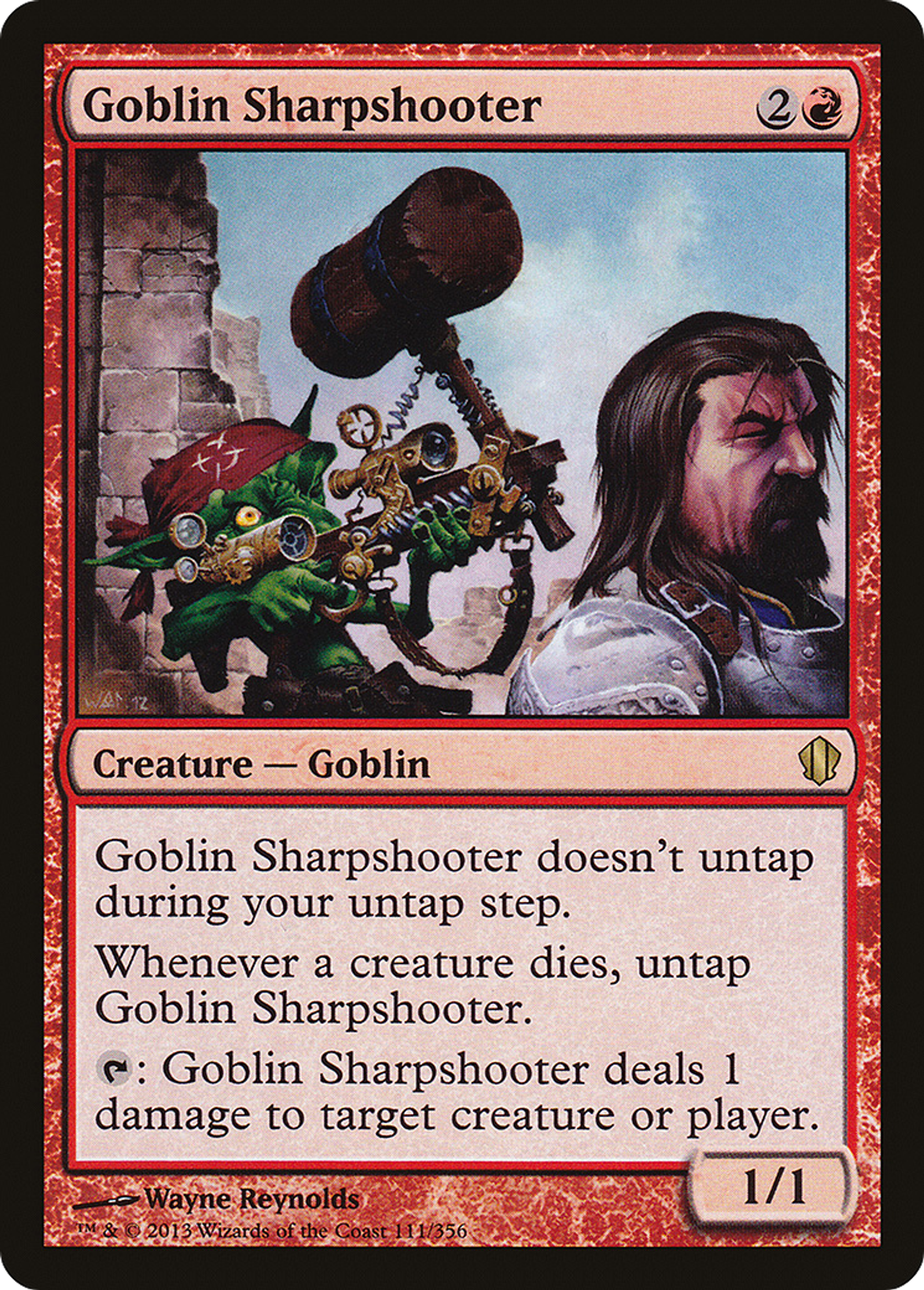 Goblin Sharpshooter — Commander 2013 — Magic: The Gathering