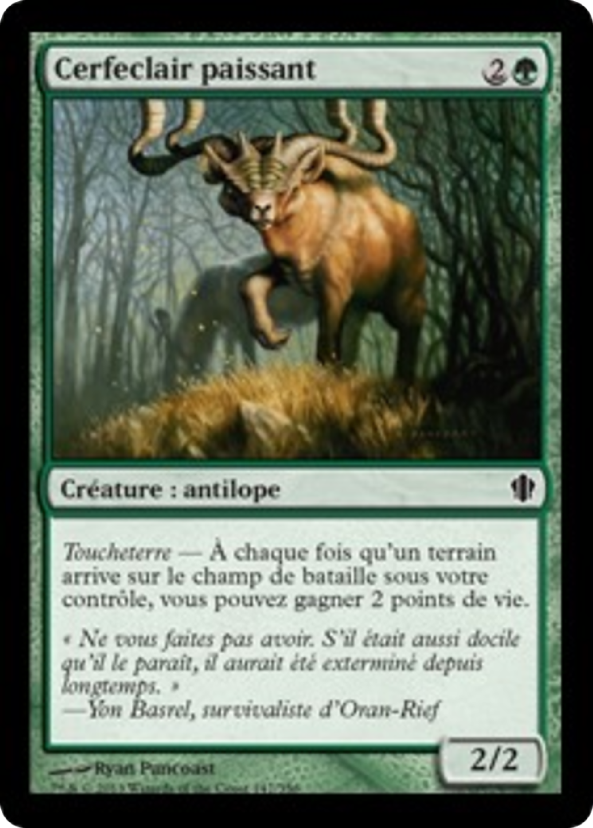 Cerfeclair paissant — Commander 2013 — Magic: The Gathering