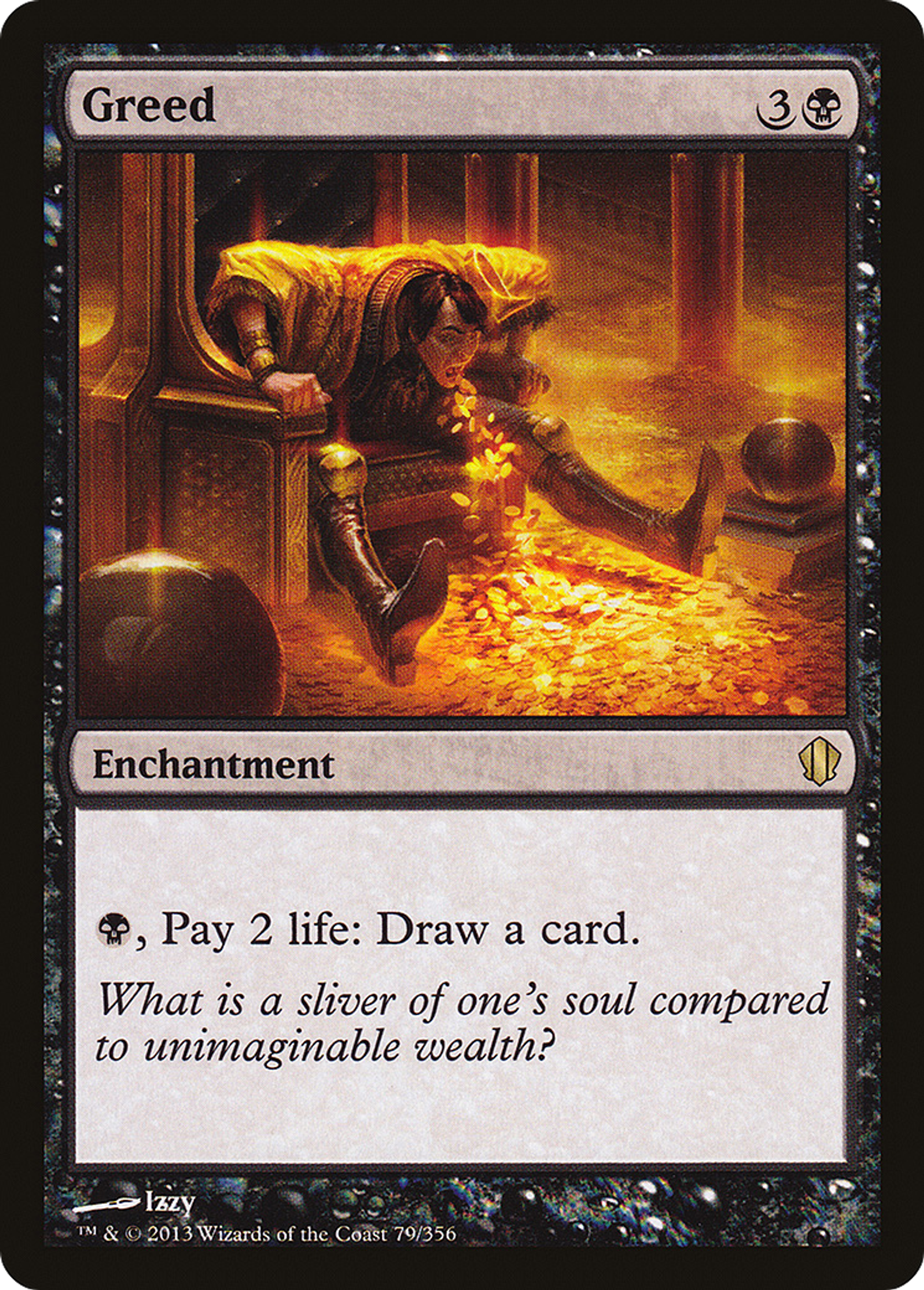 Greed — Commander 2013 — Magic: The Gathering