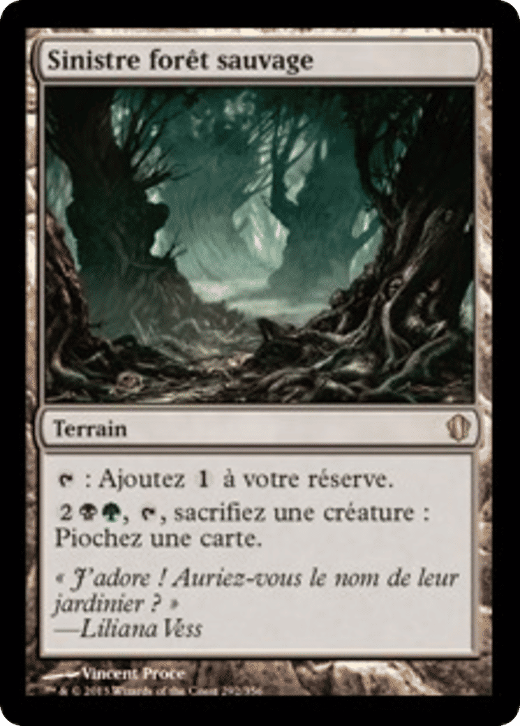 Sinistre forêt sauvage — Commander 2013 — Magic: The Gathering