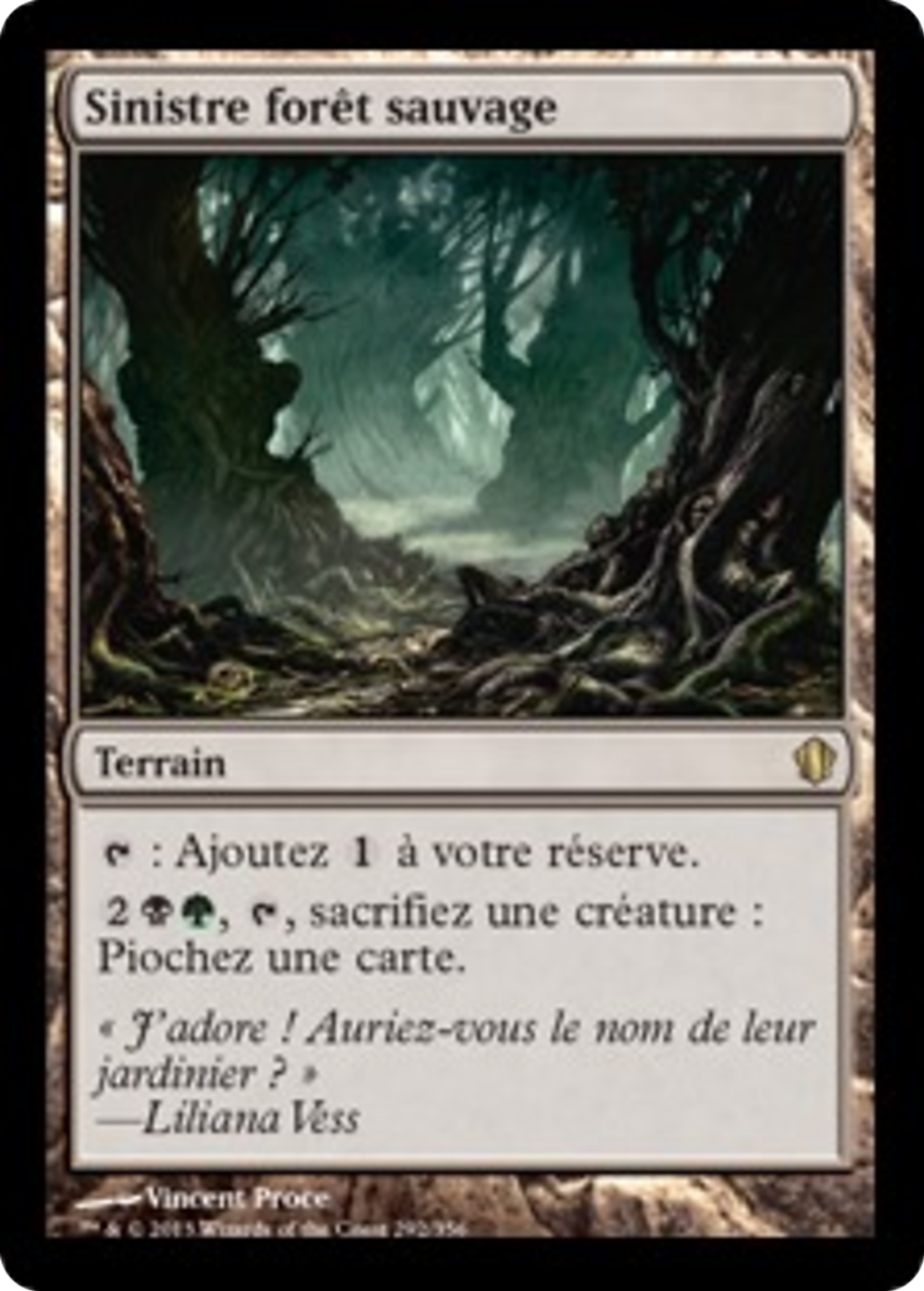 Sinistre forêt sauvage — Commander 2013 — Magic: The Gathering