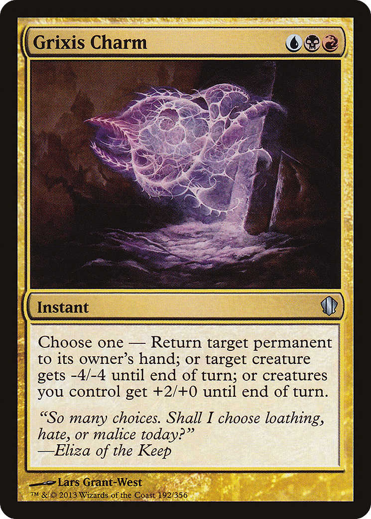 Grixis Charm — Commander 2013 — Magic: The Gathering