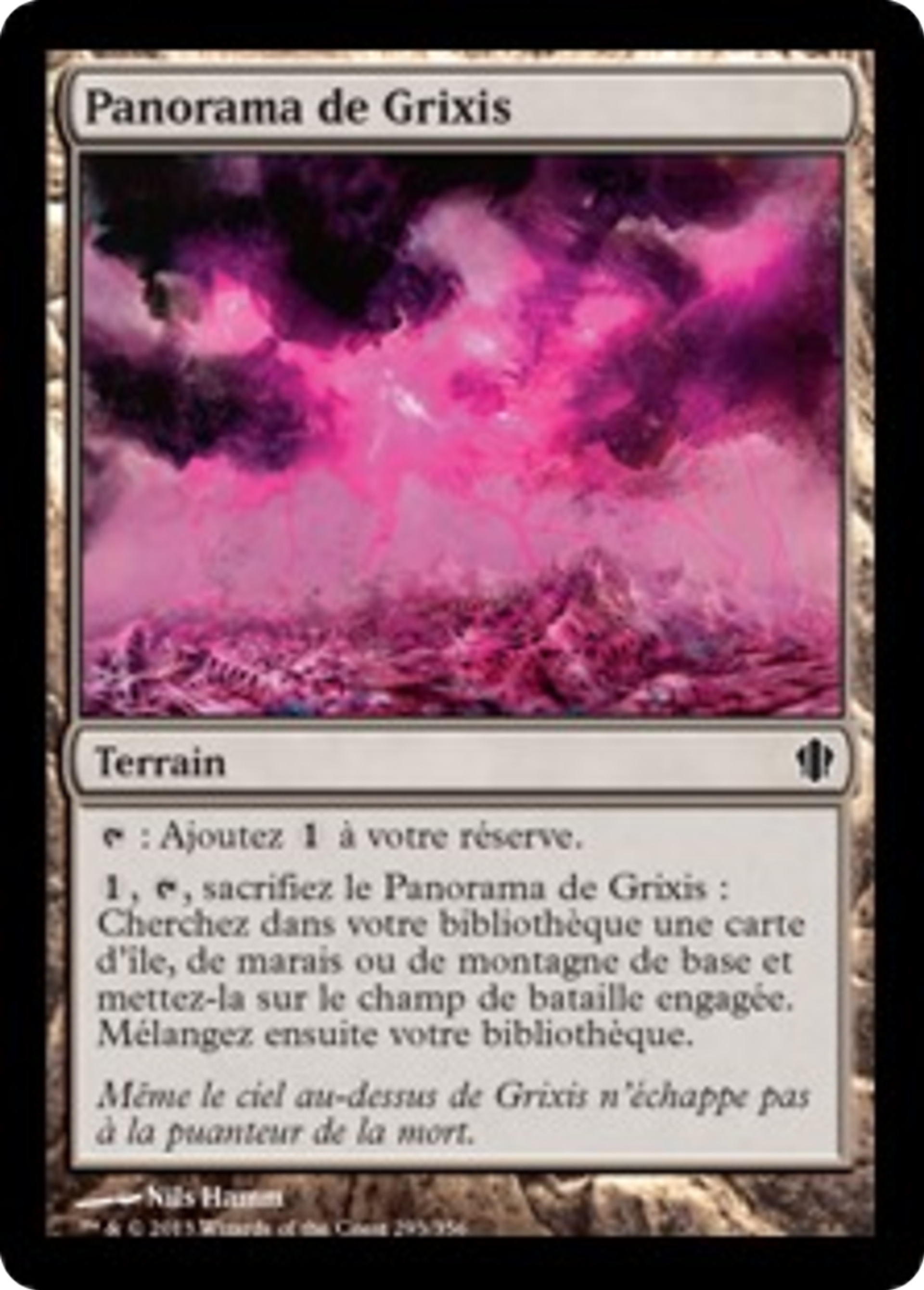 Panorama de Grixis — Commander 2013 — Magic: The Gathering
