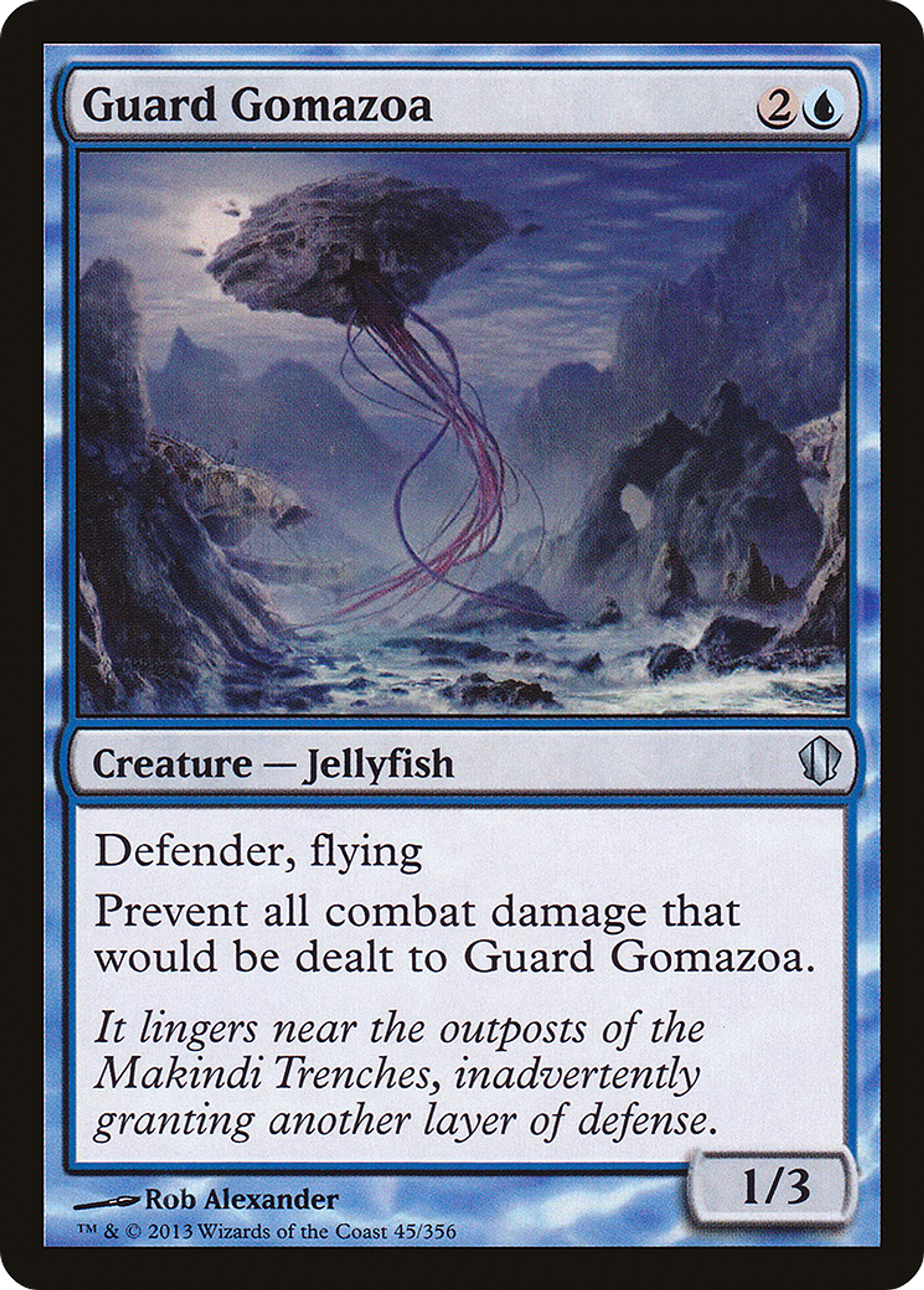 Guard Gomazoa — Commander 2013 — Magic: The Gathering