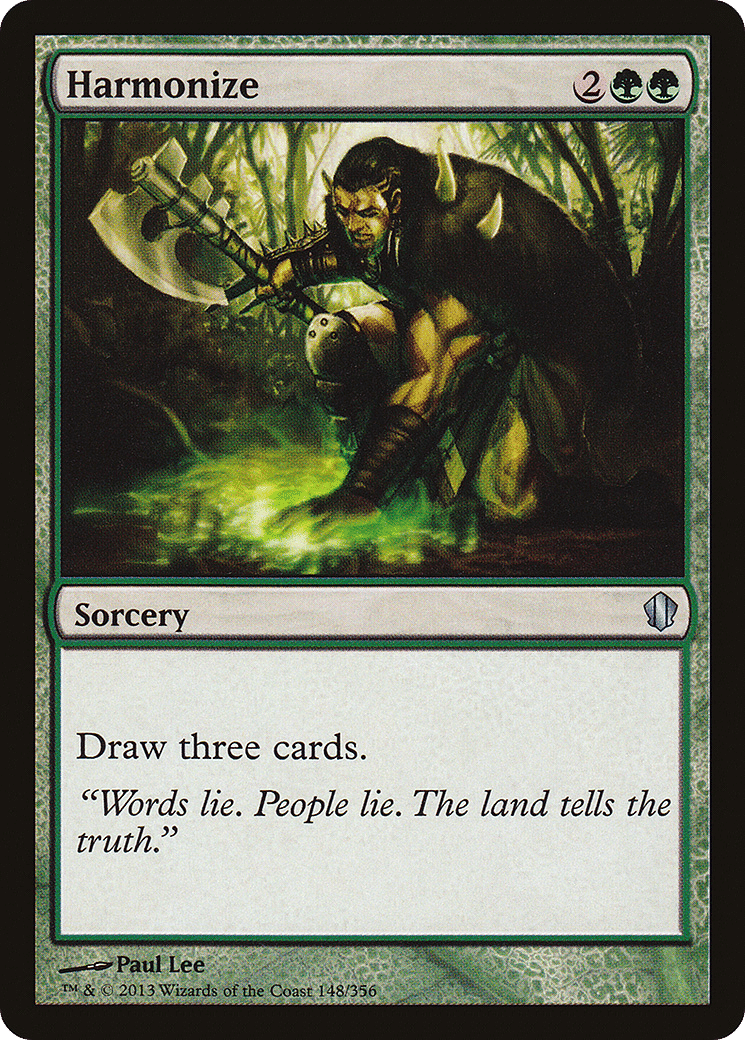Harmonize — Commander 2013 — Magic: The Gathering