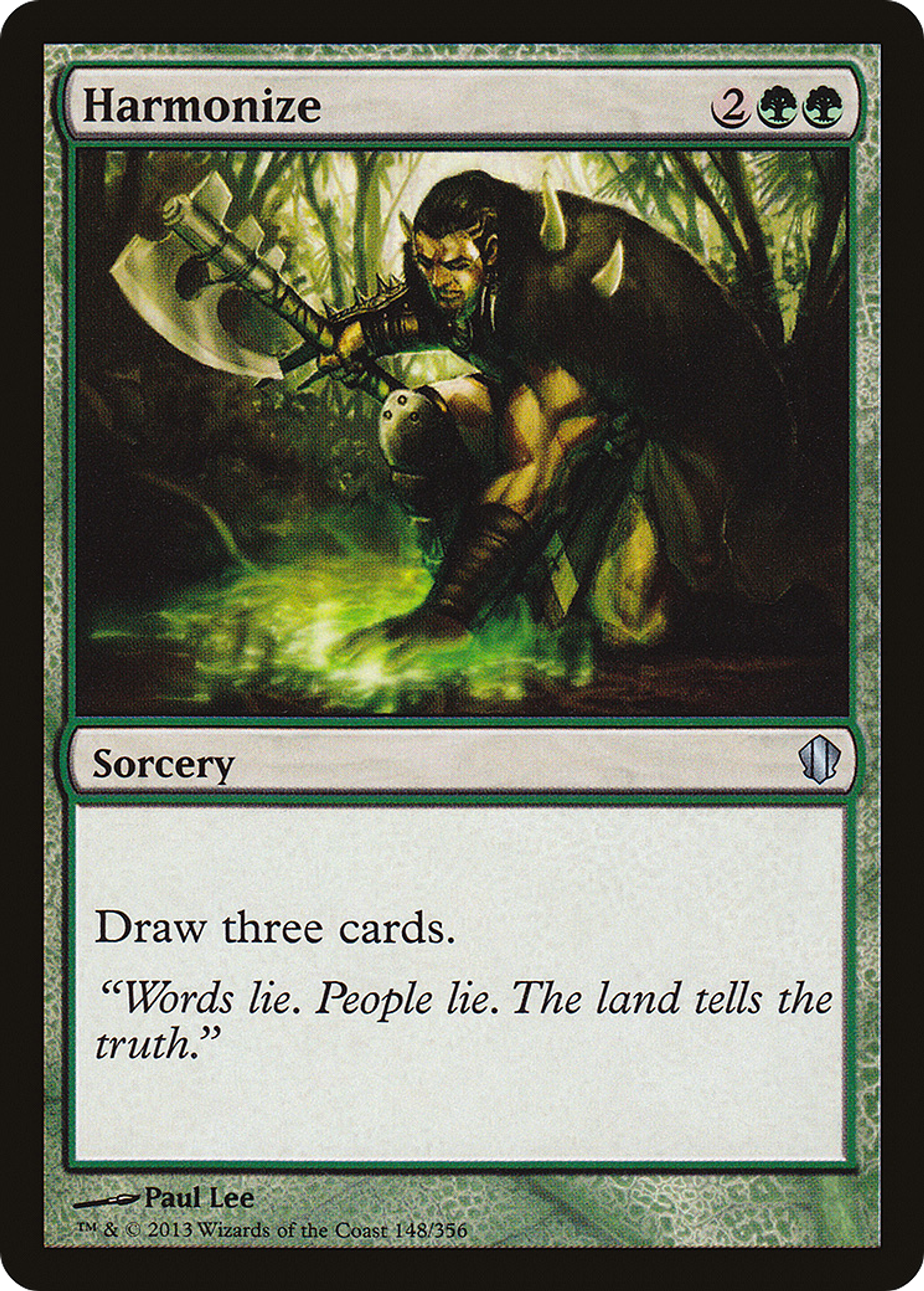Harmonize — Commander 2013 — Magic: The Gathering
