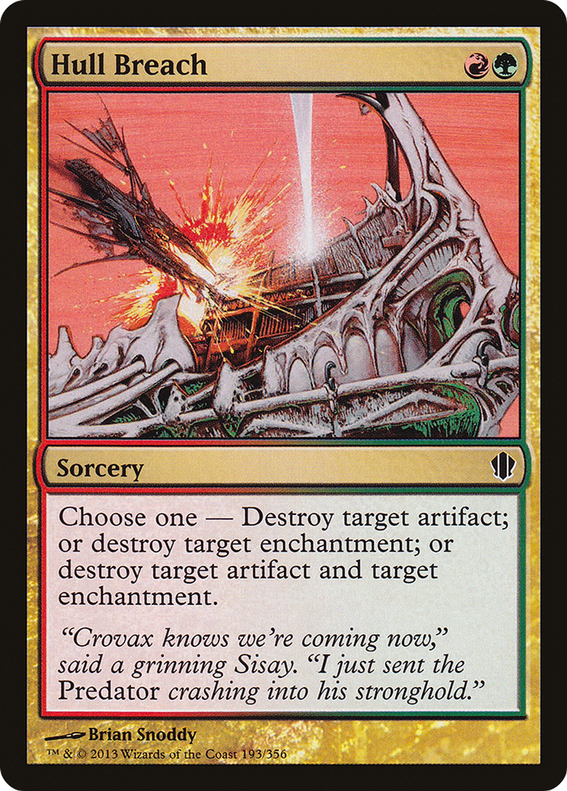 Hull Breach — Commander 2013 — Magic: The Gathering