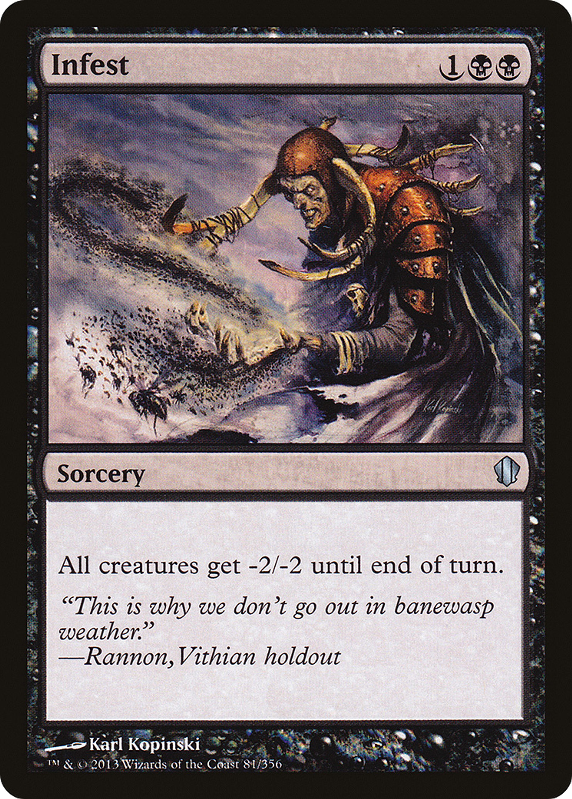 Infest — Commander 2013 — Magic: The Gathering