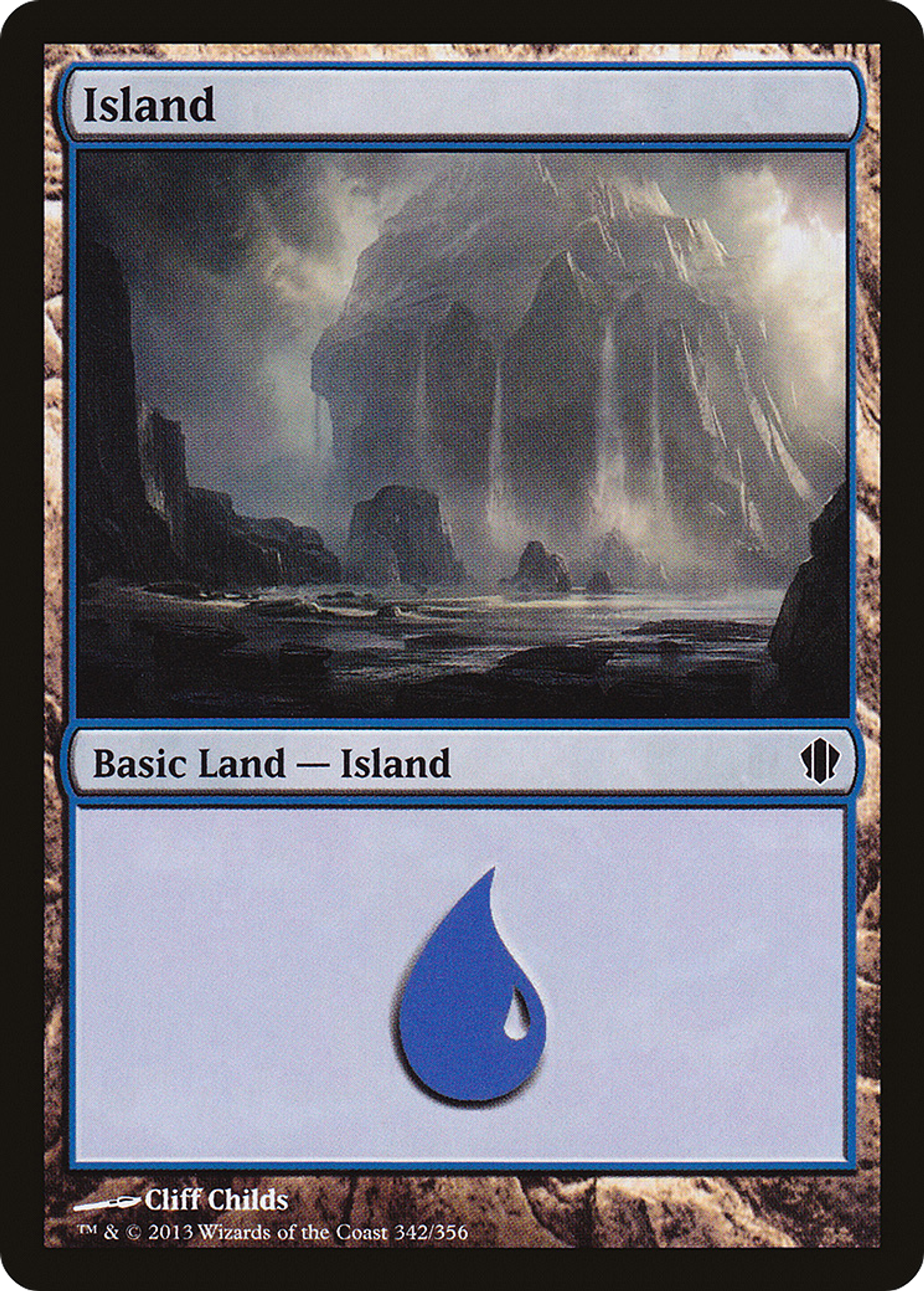 Island — Commander 2013 — Magic: The Gathering