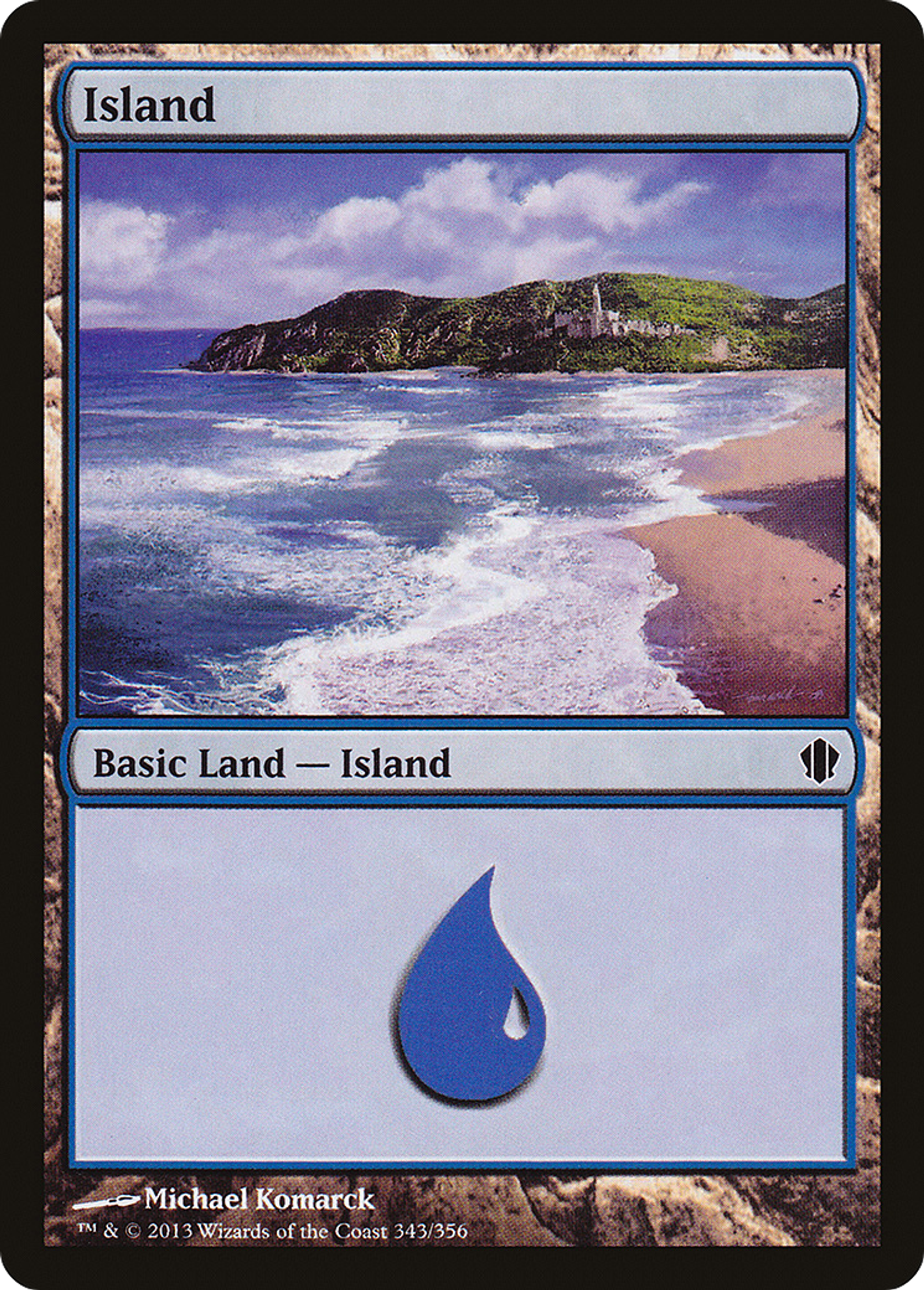 Island — Commander 2013 — Magic: The Gathering