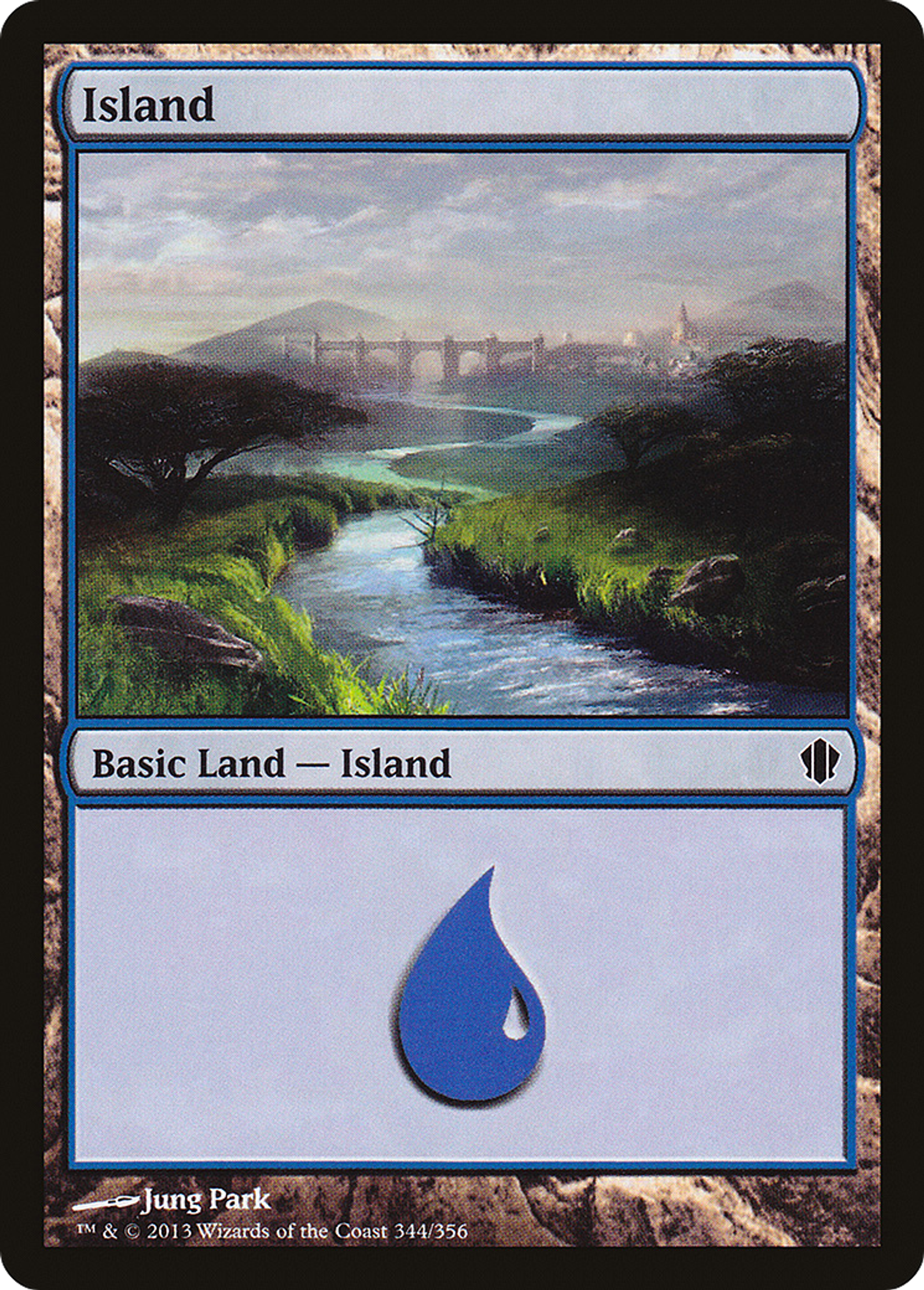 Island — Commander 2013 — Magic: The Gathering