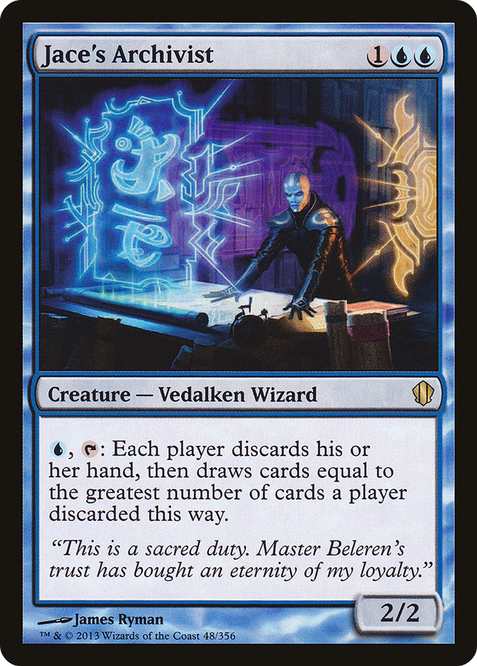 Jace's Archivist — Commander 2013 — Magic: The Gathering
