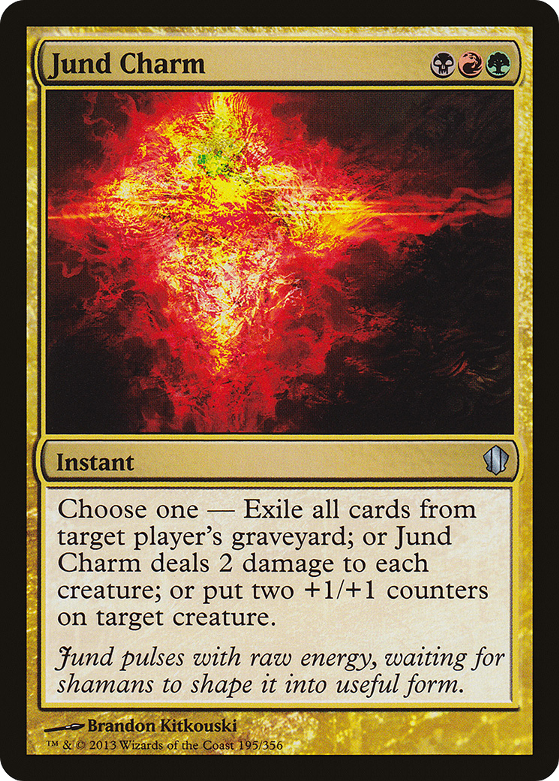 Jund Charm — Commander 2013 — Magic: The Gathering