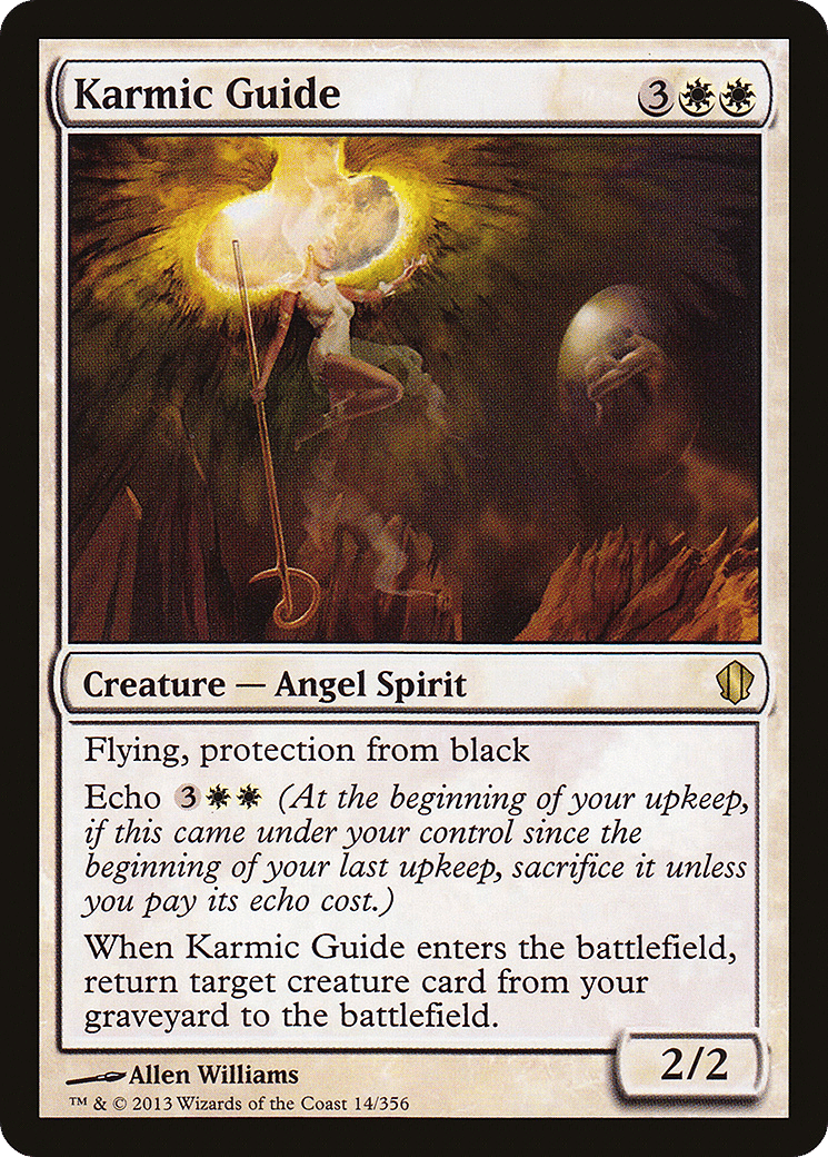 Karmic Guide — Commander 2013 — Magic: The Gathering