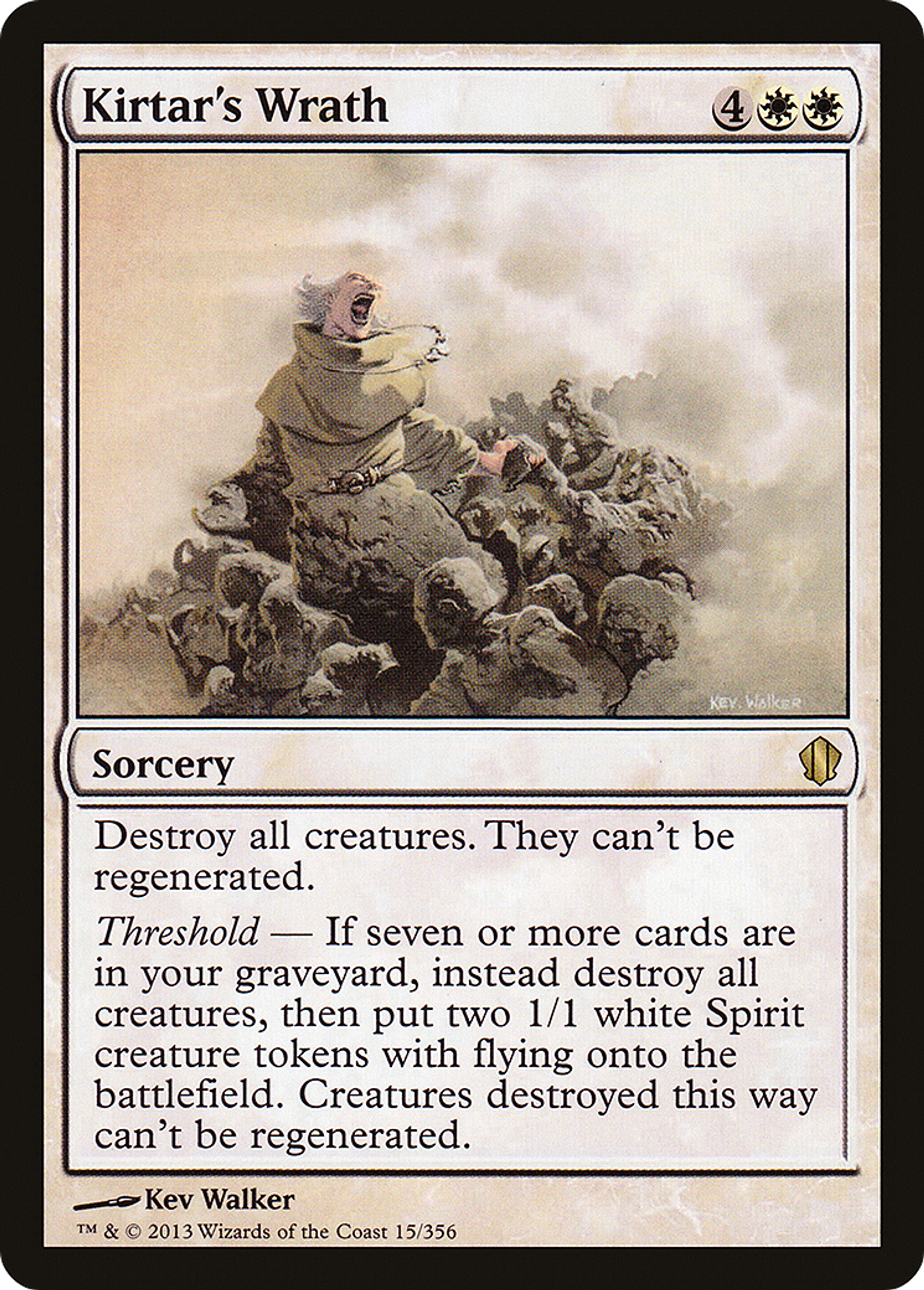 Kirtar's Wrath — Commander 2013 — Magic: The Gathering